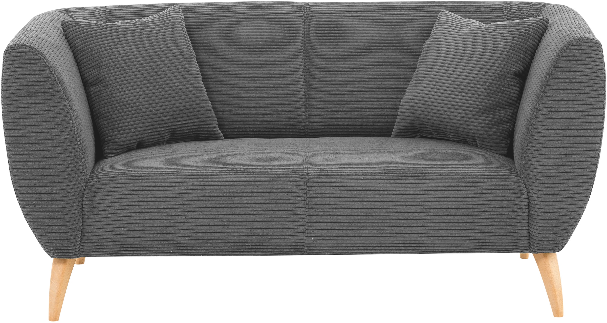 Home affaire 2-Sitzer zwei verschiedene Fußfarben wählbar