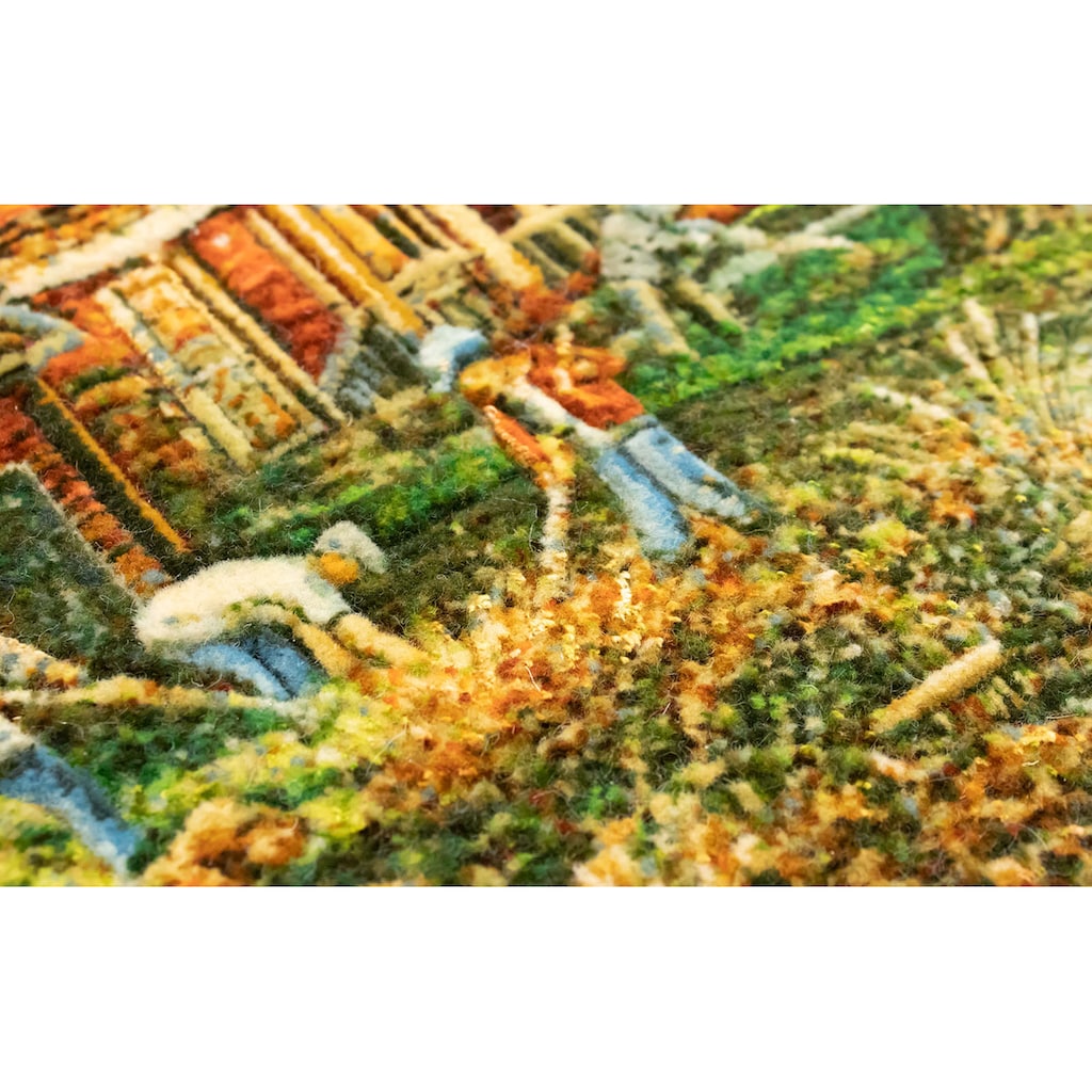 morgenland Wandteppich »Bild-Teppich Figurativ 102 x 62 cm«, rechteckig