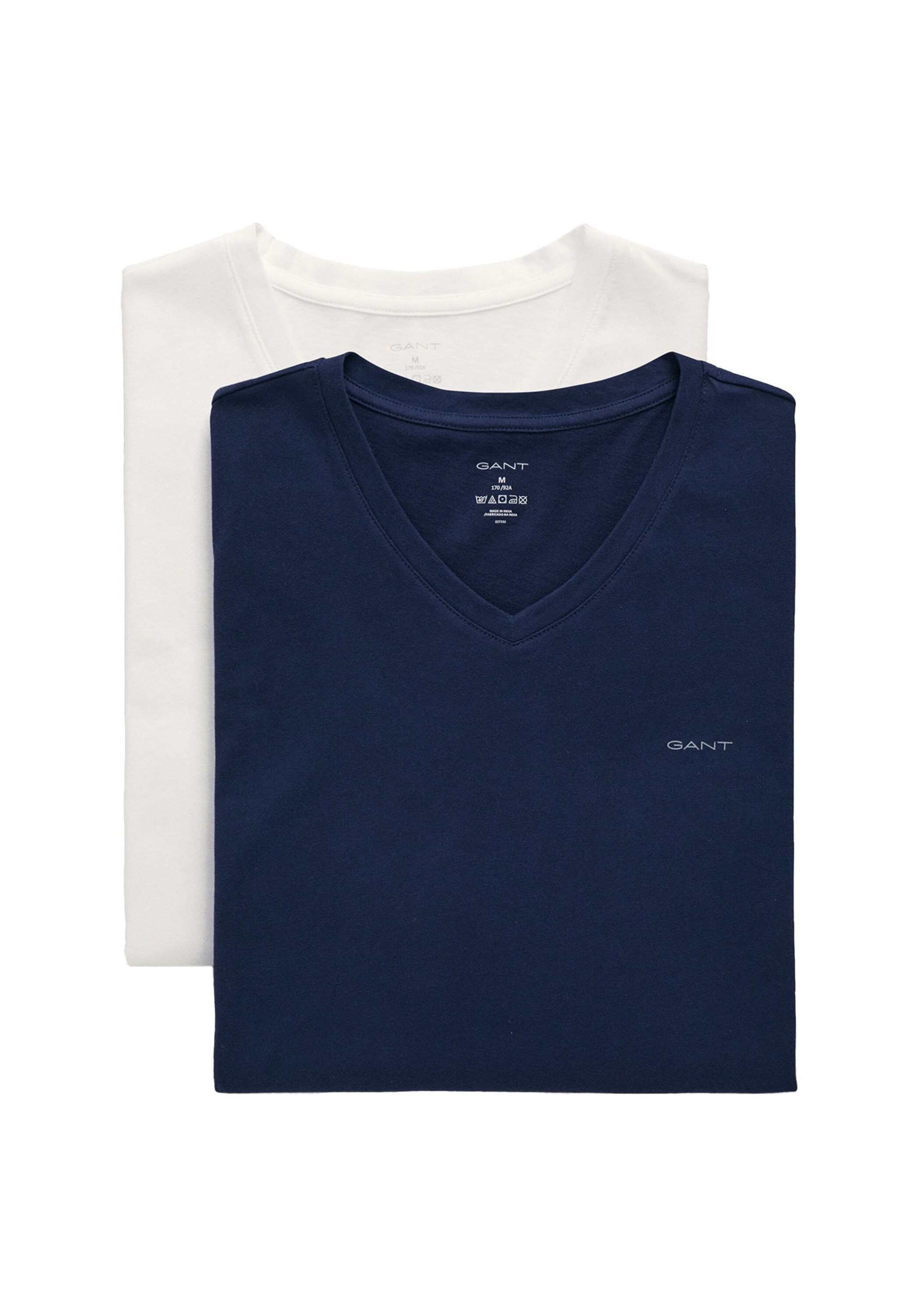 Gant T-Shirt »T-Shirt V-NECK T-SHIRT 2-PACK 2er Pack«