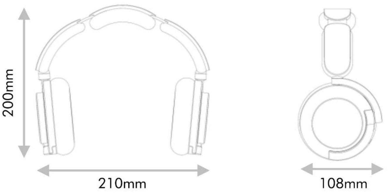DYSON Over-Ear-Kopfhörer »OnTrac™« Bluetooth Geräuschisolierung | Transparenzmodus Integriertes Mikrofon zum telefonieren und Geräuschunterdrückung