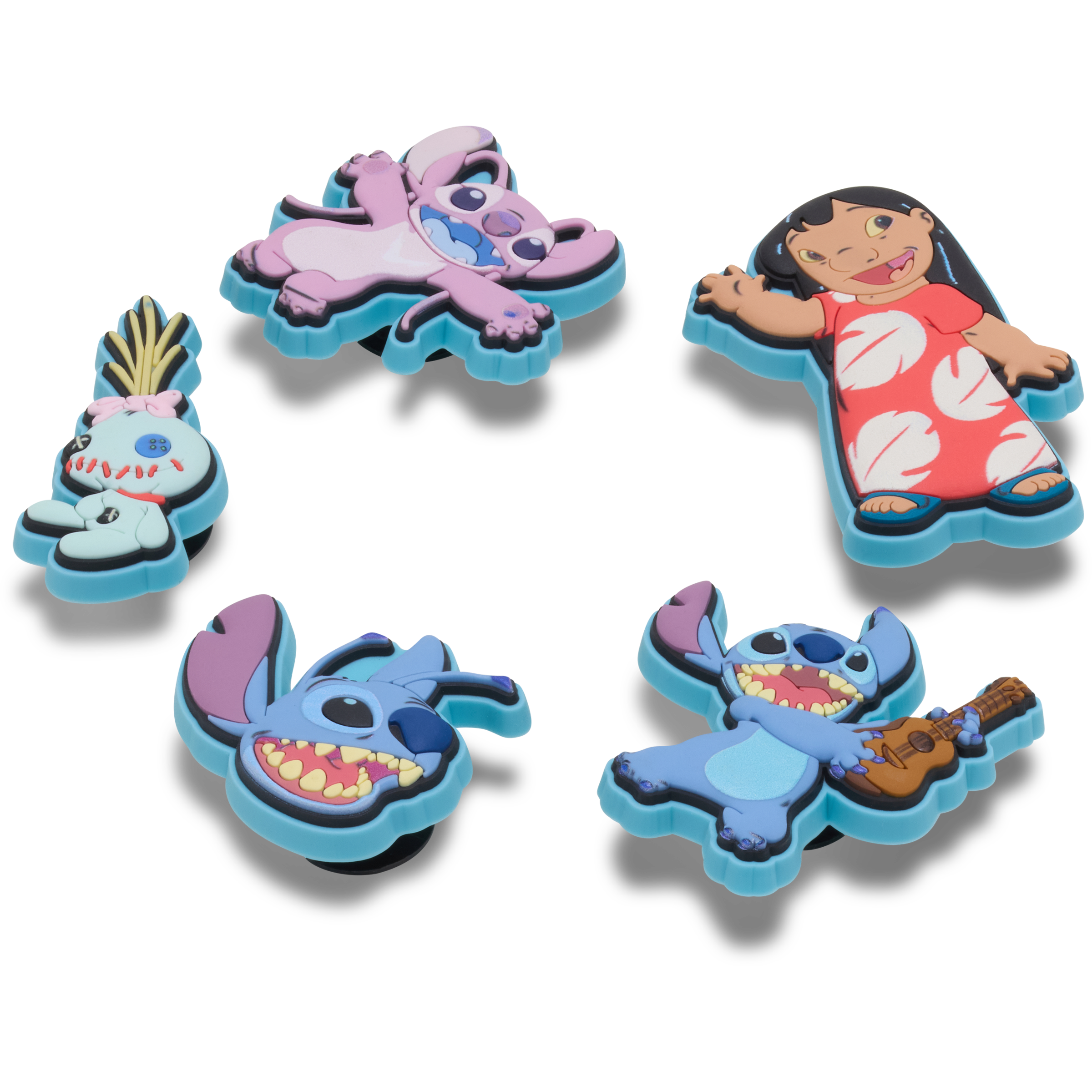 Crocs Schuhanstecker »Jibbitz™ Stitch Refresh« Set, Kein Spielzeug. Nicht für Kinder unter 3 Jahren geeignet, 5 , Charm, Anstecker, Accessoire für Crocs Schuhe