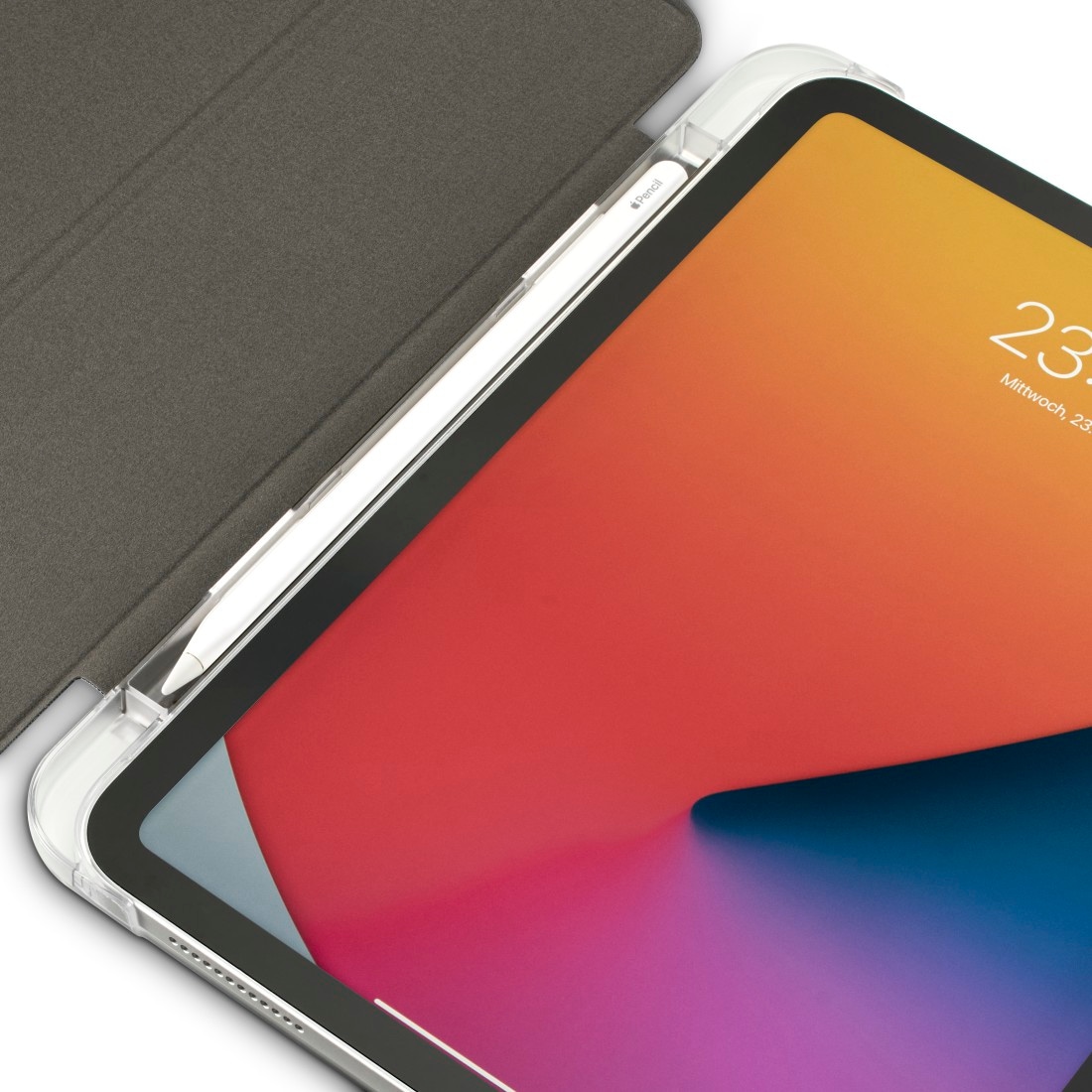 Hama Tablet-Hülle »Schutzhülle "Fold Clear" mit Stiftfach für Apple iPad Air 13" (2024)«, Standfunktion, strapazierfähig