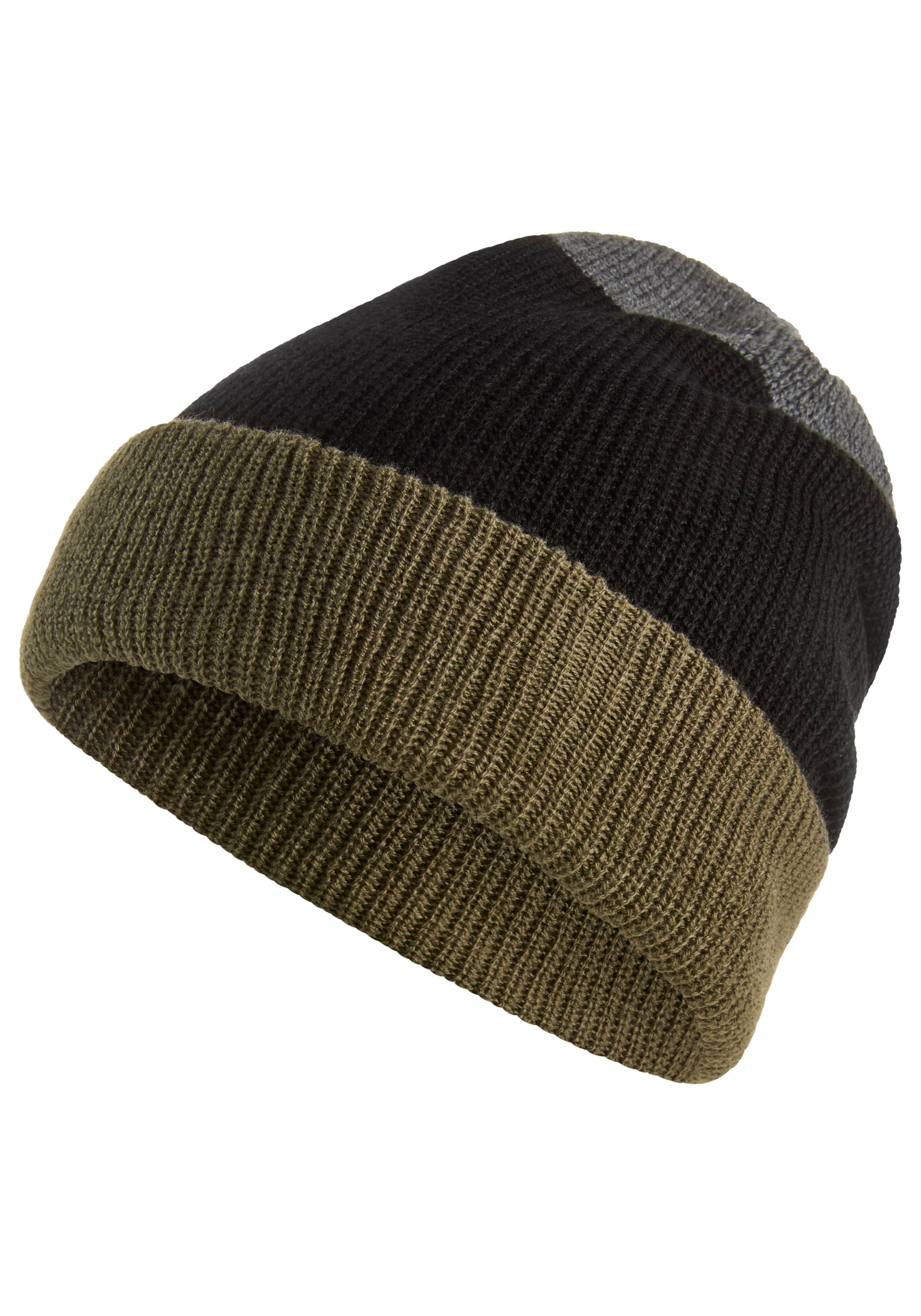 Man's World Strickmütze im trendigem Colorlocking - NEW
