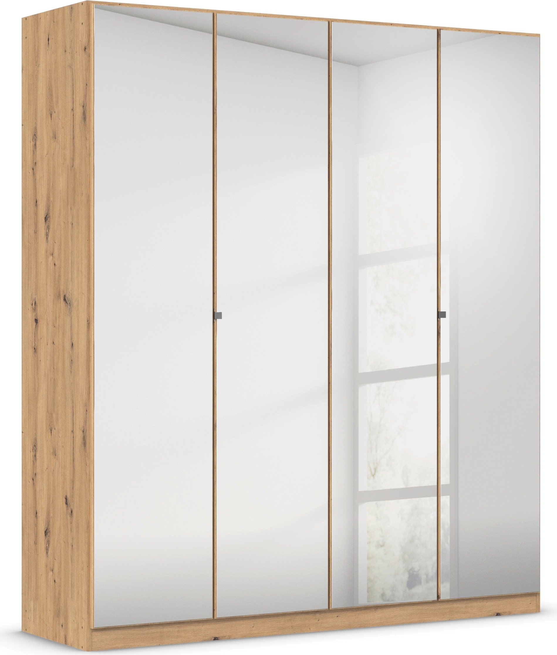 rauch Drehtürenschrank »Reflect«, mit Spiegelfront, inkl. praktischer Inneneinteilung