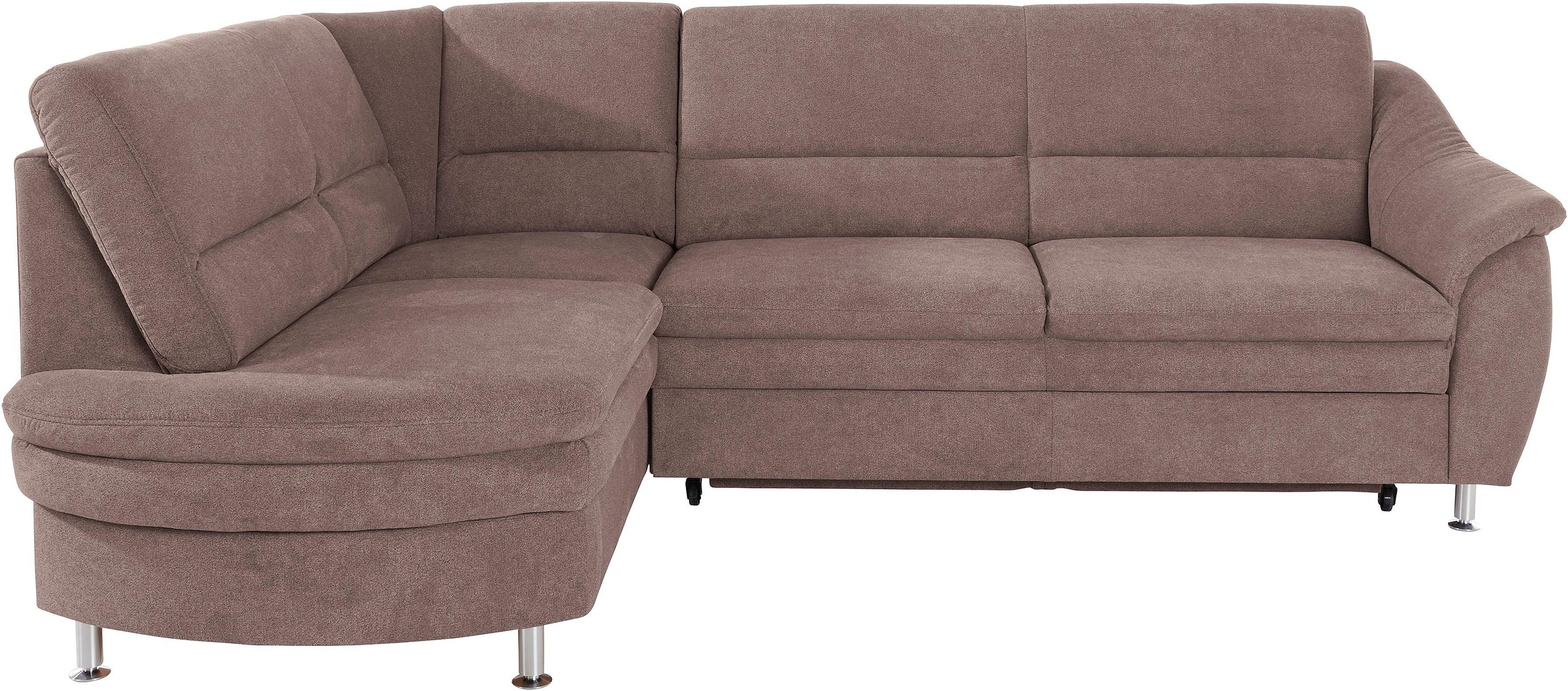 Places of Style Ecksofa »Cardoso L-Form«, Federkern, wahlweise mit Bett, Schubkasten