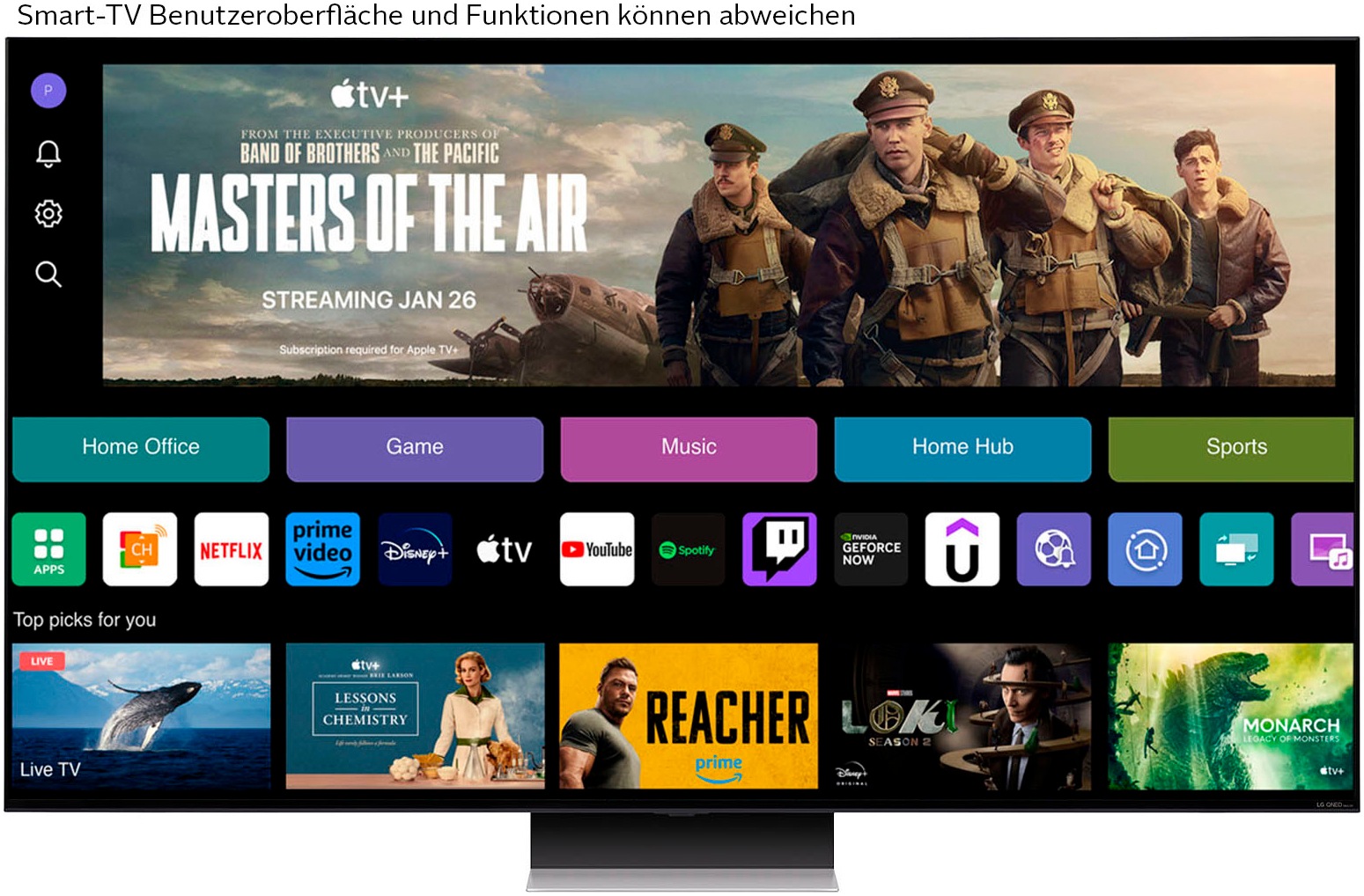LG QNED-Fernseher »75QNED91T6A«, 4K Ultra HD, Smart-TV