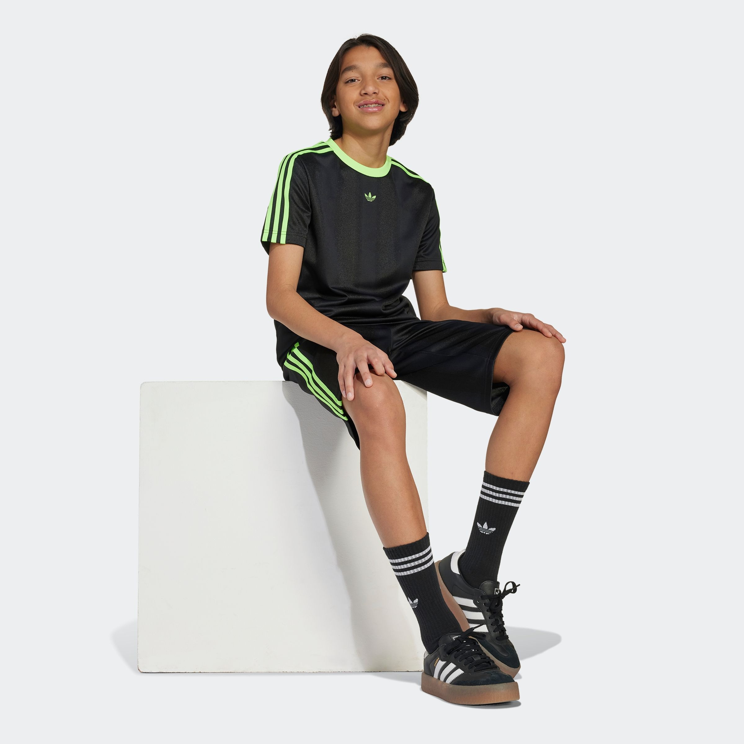adidas Originals T-Shirt »JACQUARD KIDS« sportlicher Stil, lockere Passform, für Kinder und Teens