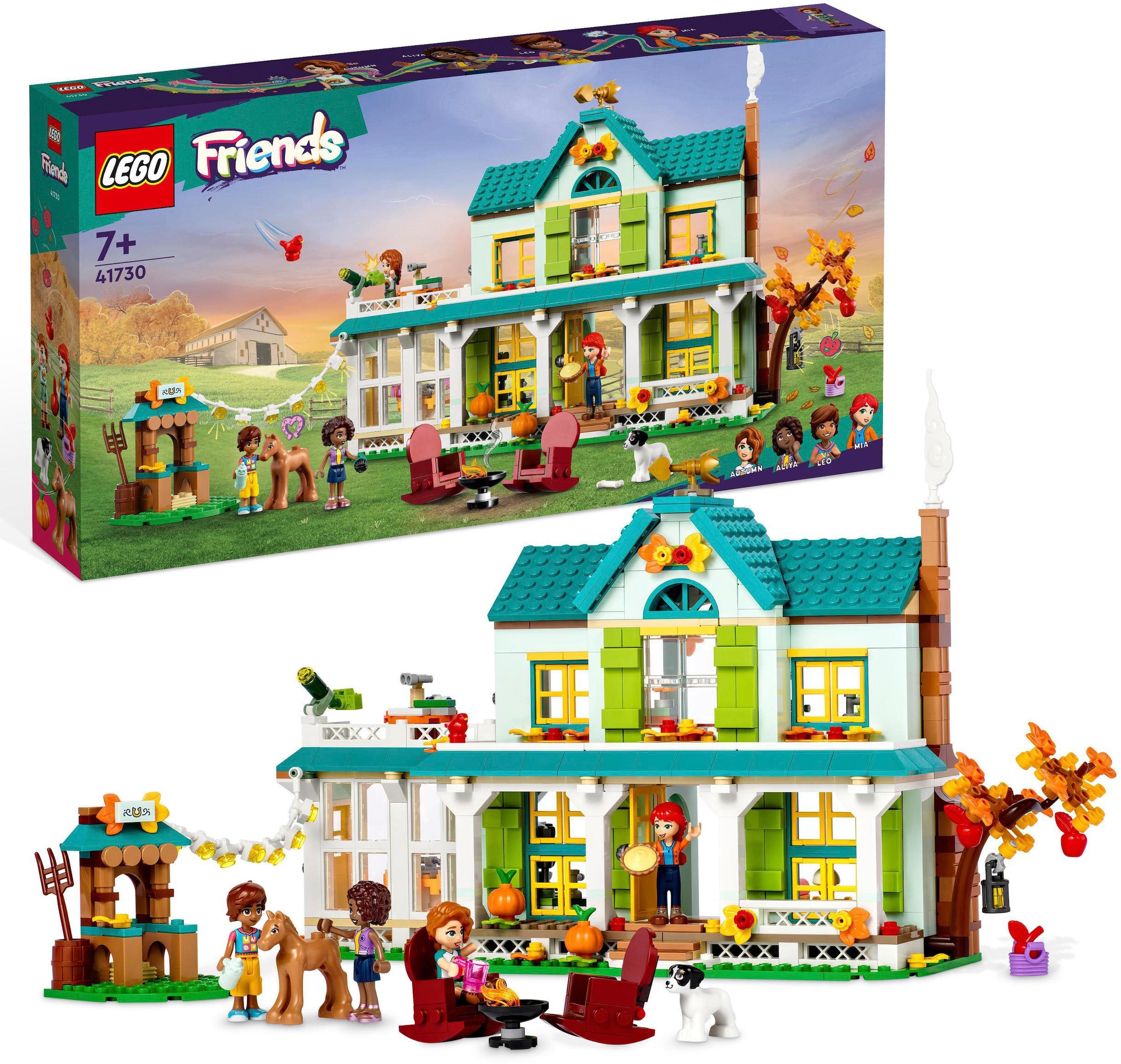 Konstruktionsspielsteine »Autumns Haus (41730), LEGO® Friends«, (853 St.), Made in Europe