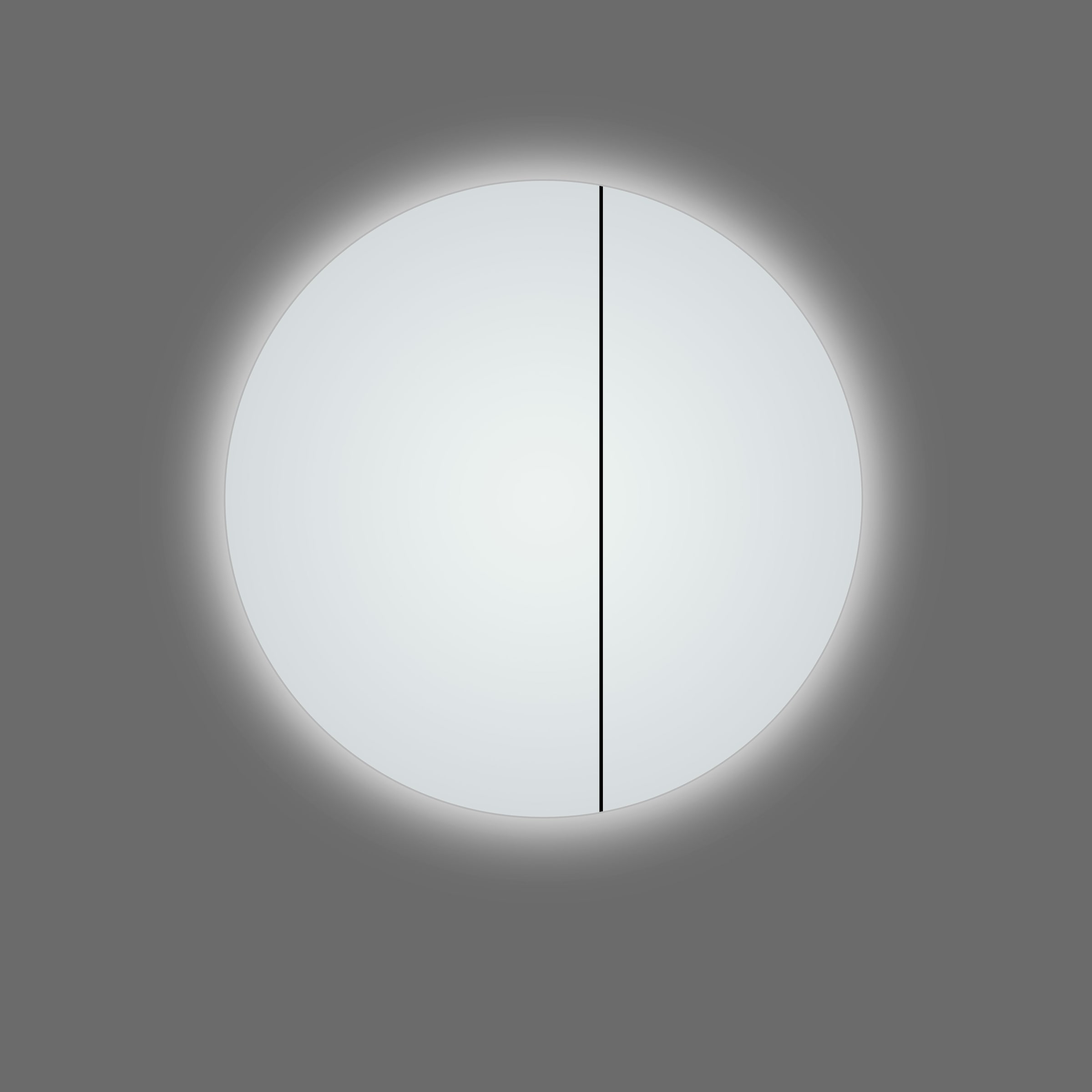 Talos Badezimmerspiegelschrank, Ø: 60 cm, LED-Beleuchtung, aus Aluminium  und Echtglas, IP24 online kaufen | mit 3 Jahren XXL Garantie
