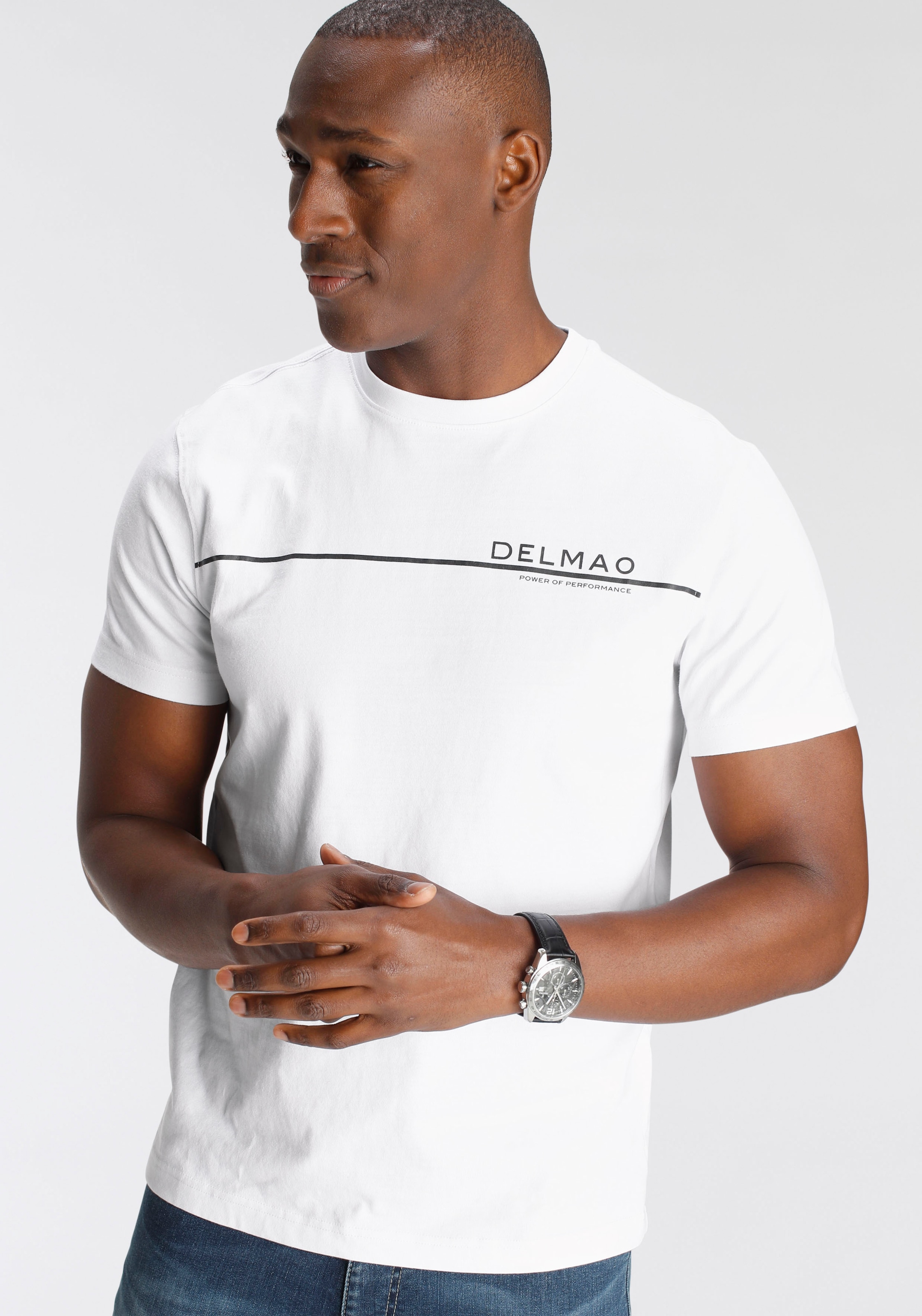 DELMAO T-Shirt, mit modischem Brustprint - NEUE MARKE! bei ♕