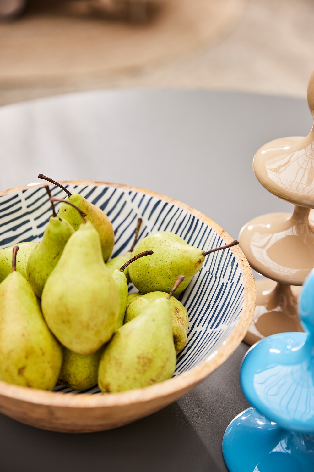 Zeller Present Schale »Mangoholz, blau« aus Massivholz hochwertiges natürliches Material