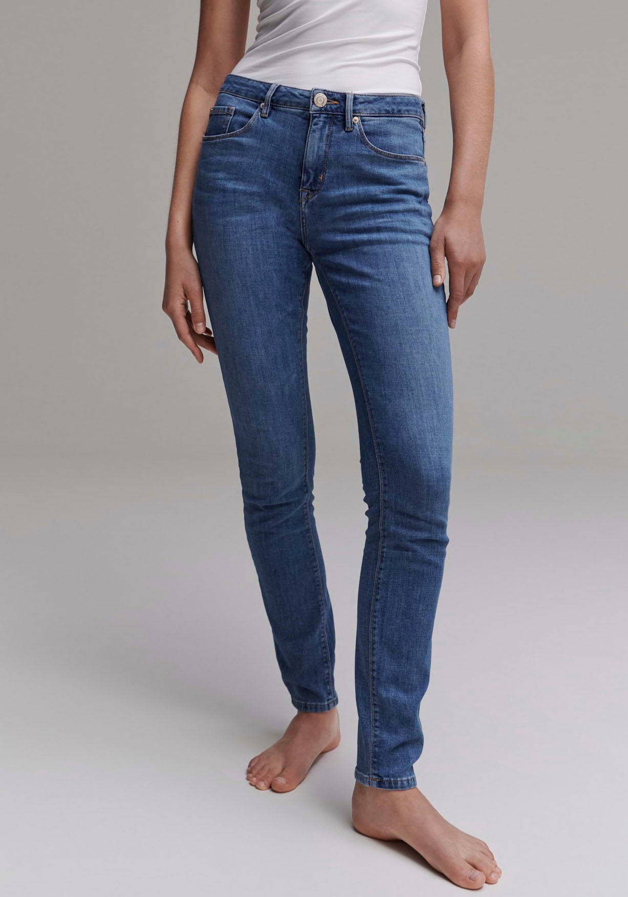 OPUS Skinny-fit-Jeans »Elma«, in Used-Waschung kaufen