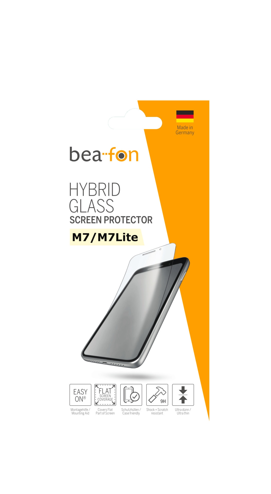 Beafon Displayschutzglas »Hybridglas«, für Beafon M7-Beafon M7 Lite, Displayschutz