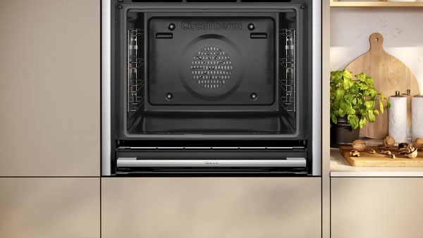 NEFF Einbaubackofen N 90 »B64VS71N0«, mit Teleskopauszug nachrüstbar, Hydrolyse, AirFry-Funktion