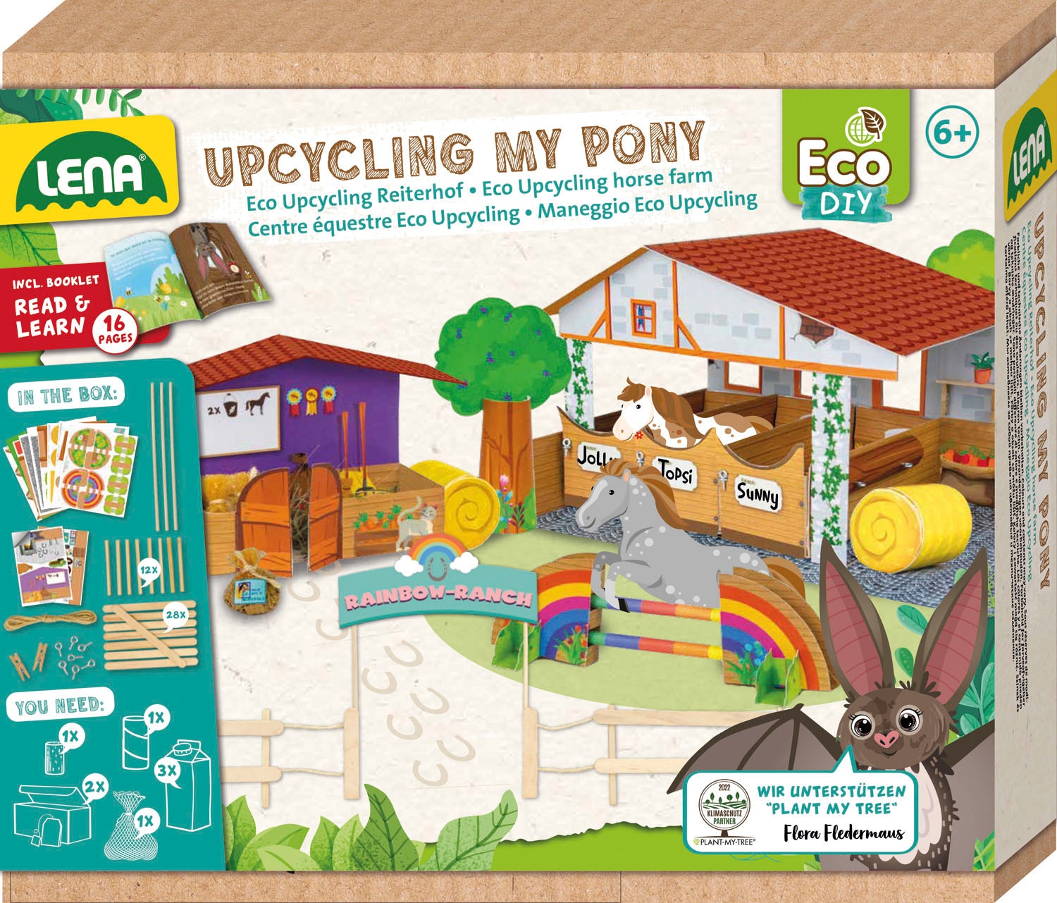 Lena® Kreativset »Bastelset Reiterhof My Pony Eco«, FSC® - schützt Wald - weltweit