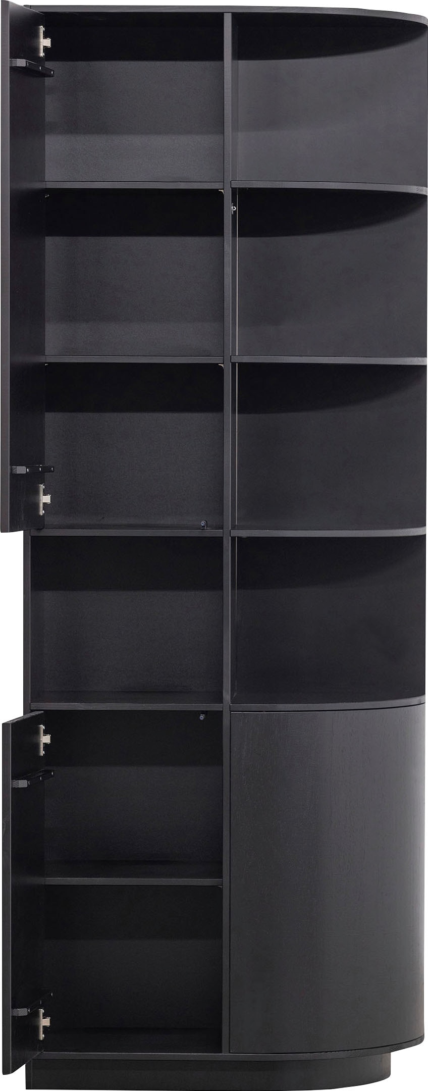 WOOOD Vitrine »Finca«, mit modernem Push-to-Open-System, Breite 78 cm