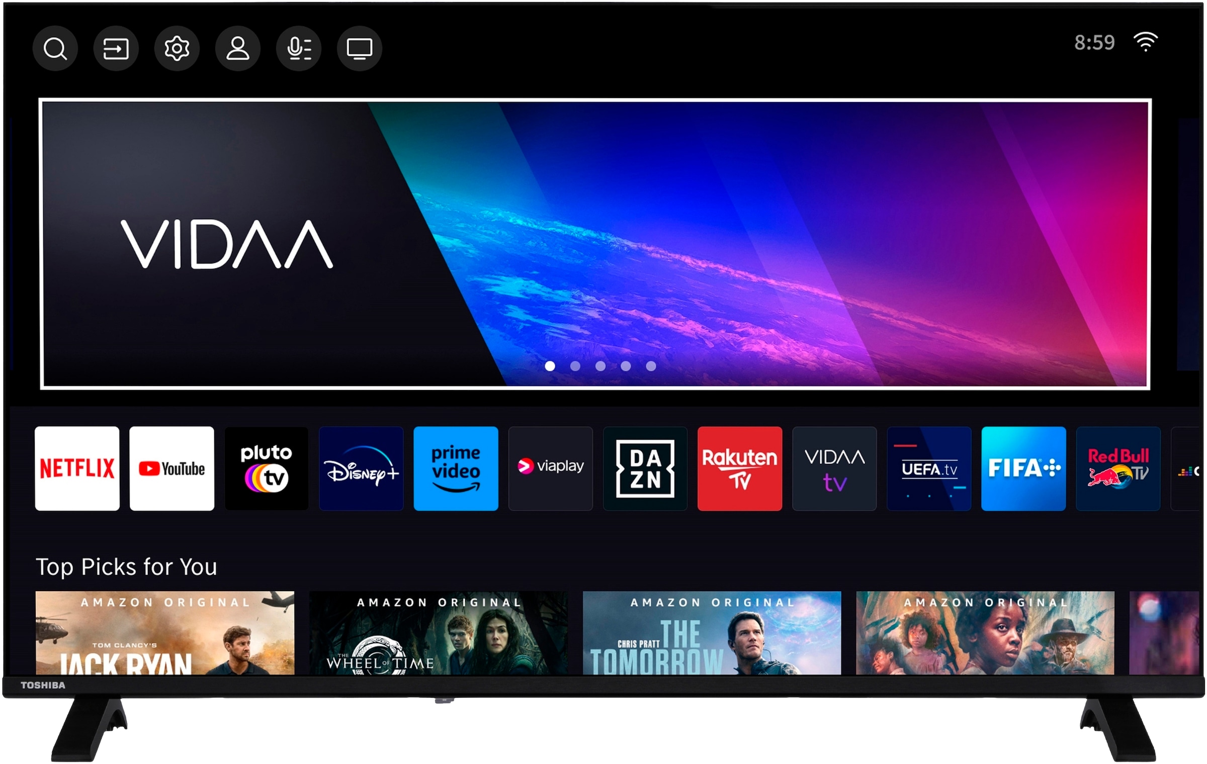 Toshiba LED-Fernseher »43UV1563DDW« 108 cm/43 ″ Smart-TV