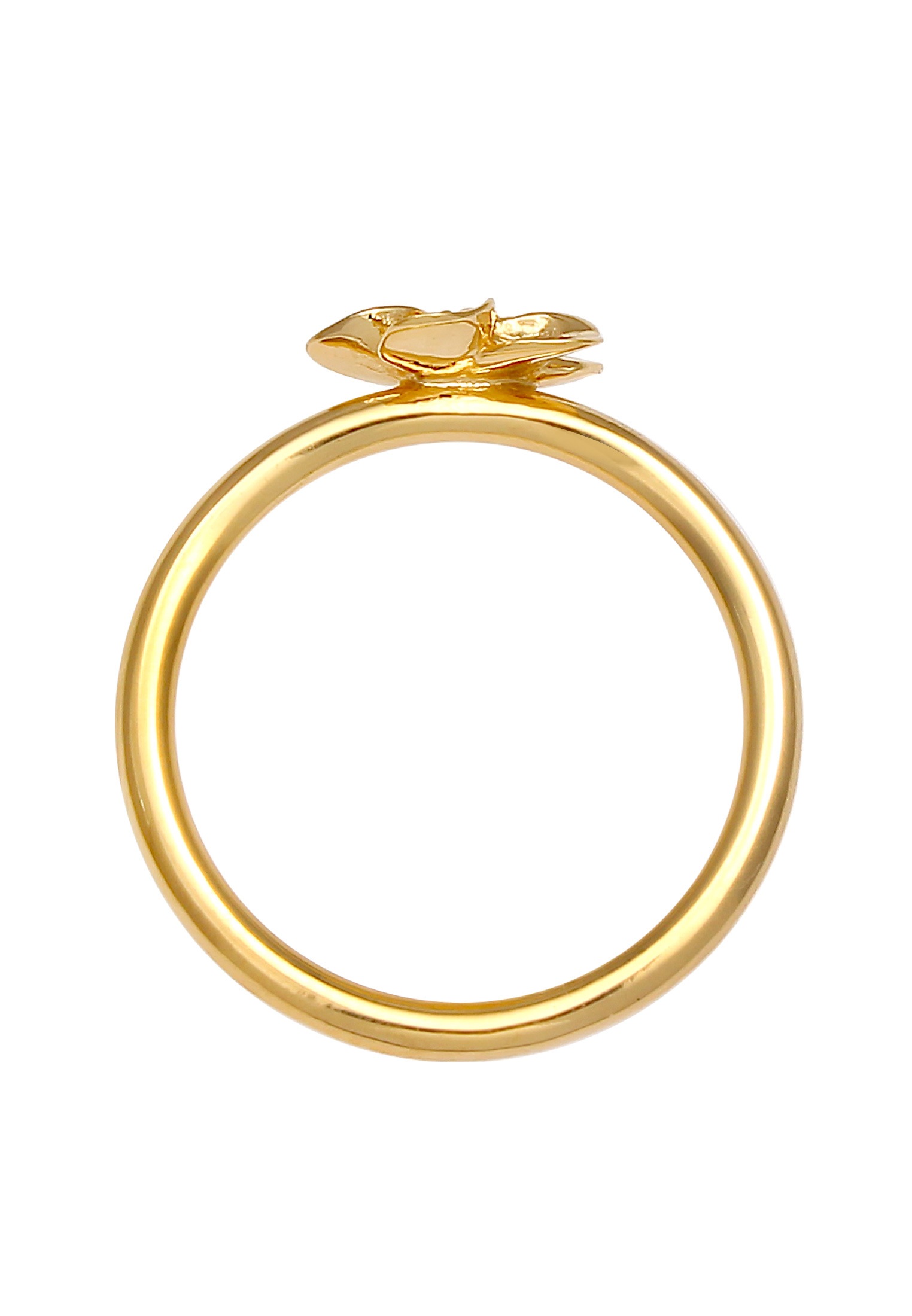 Nenalina Silberring »Ring Frangipani Blüte Blume Zirkonia 925 Silber«