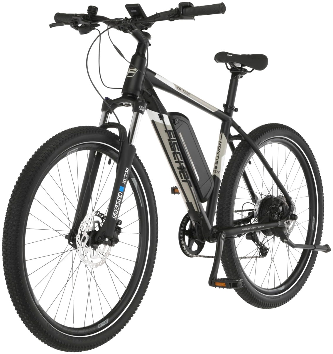 FISCHER Fahrrad E-Bike »MONTIS EM 1726 422«, 10 Gang, Pedelec, Elektrofahrrad für Damen u. Herren, MTB