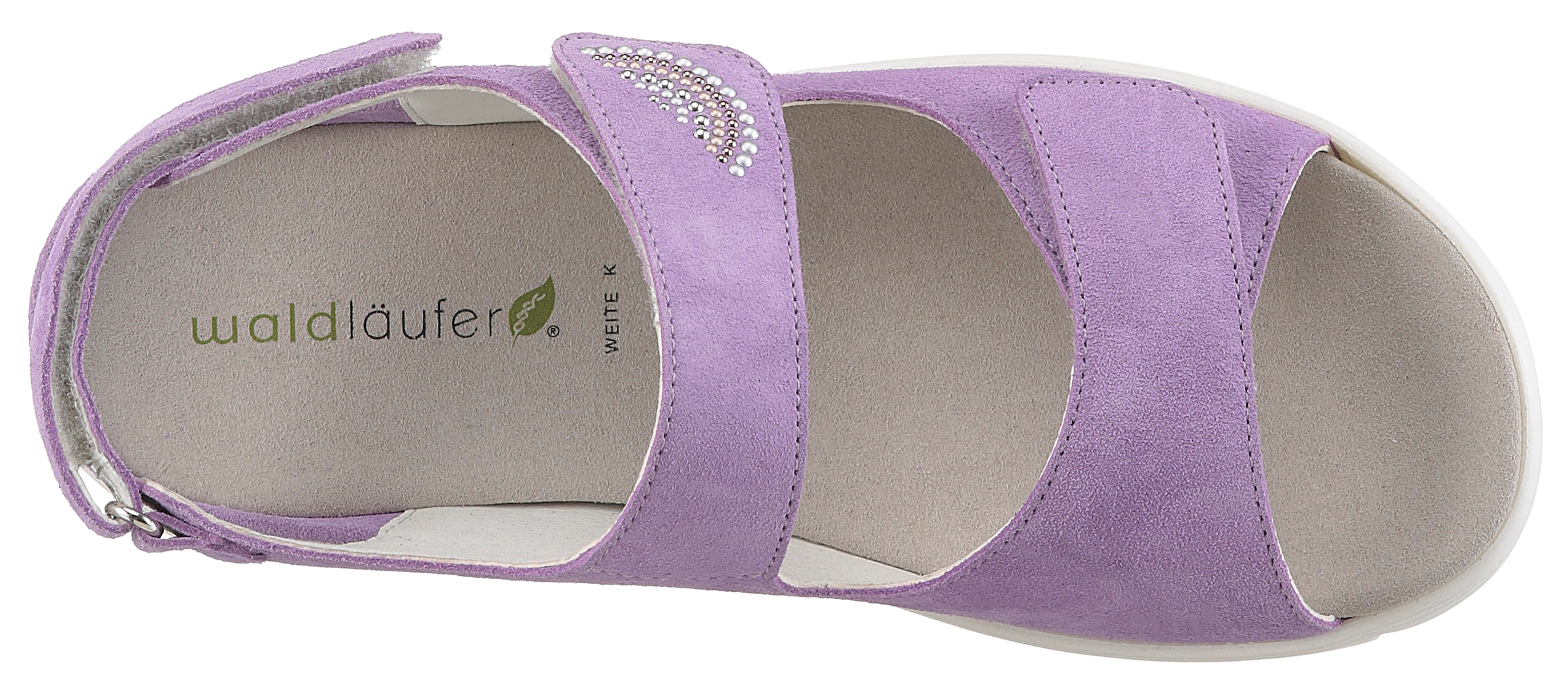 Waldläufer Keilsandalette »K-Adea«, Sommerschuh, Sandale, Keilabsatz, mit Klettverschlüssen, K-Weite