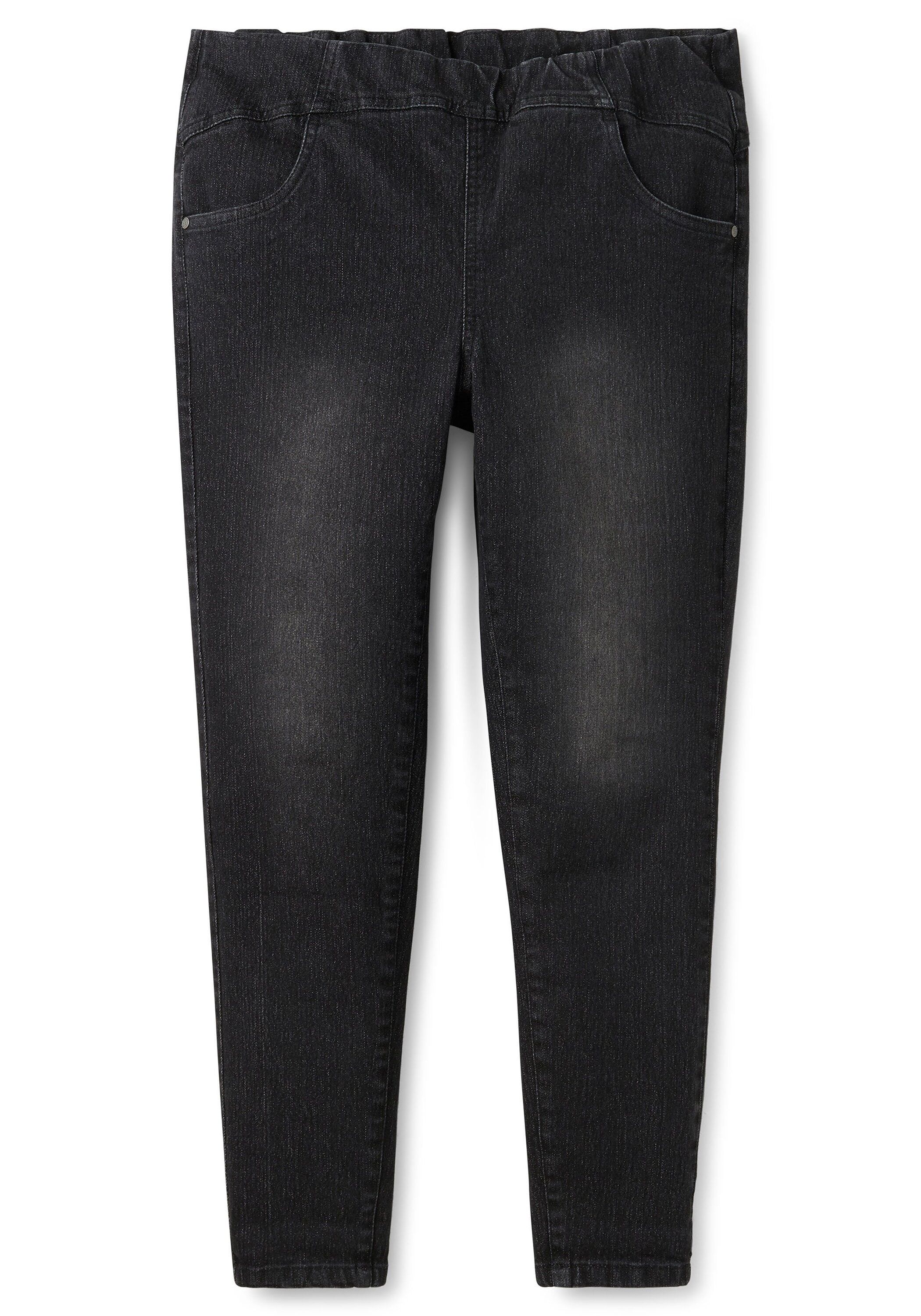 Sheego Schlupfjeans »Jeggings mit breitem Gummibund«, mit breitem Gummibund