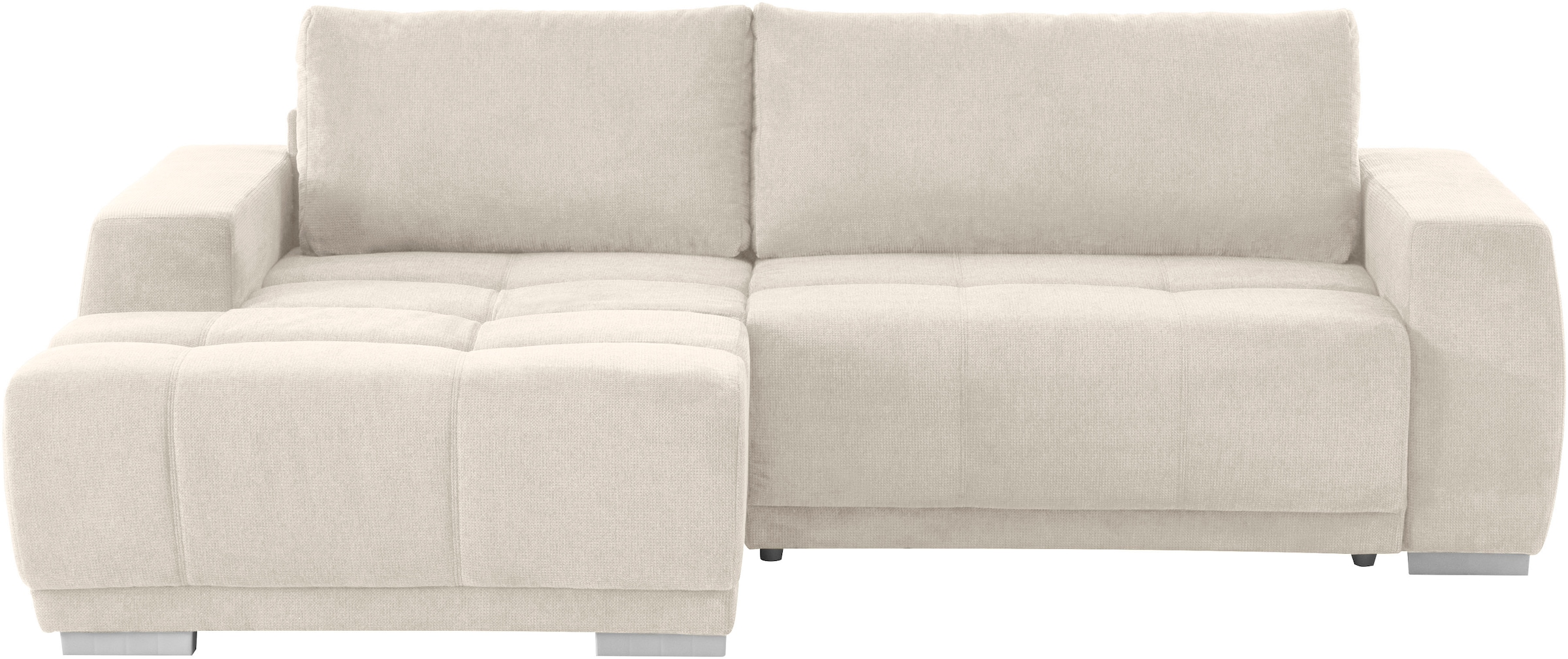 INOSIGN Ecksofa »Bolero L-Form«, wahlweise mit Bettfunktion & Bettkasten