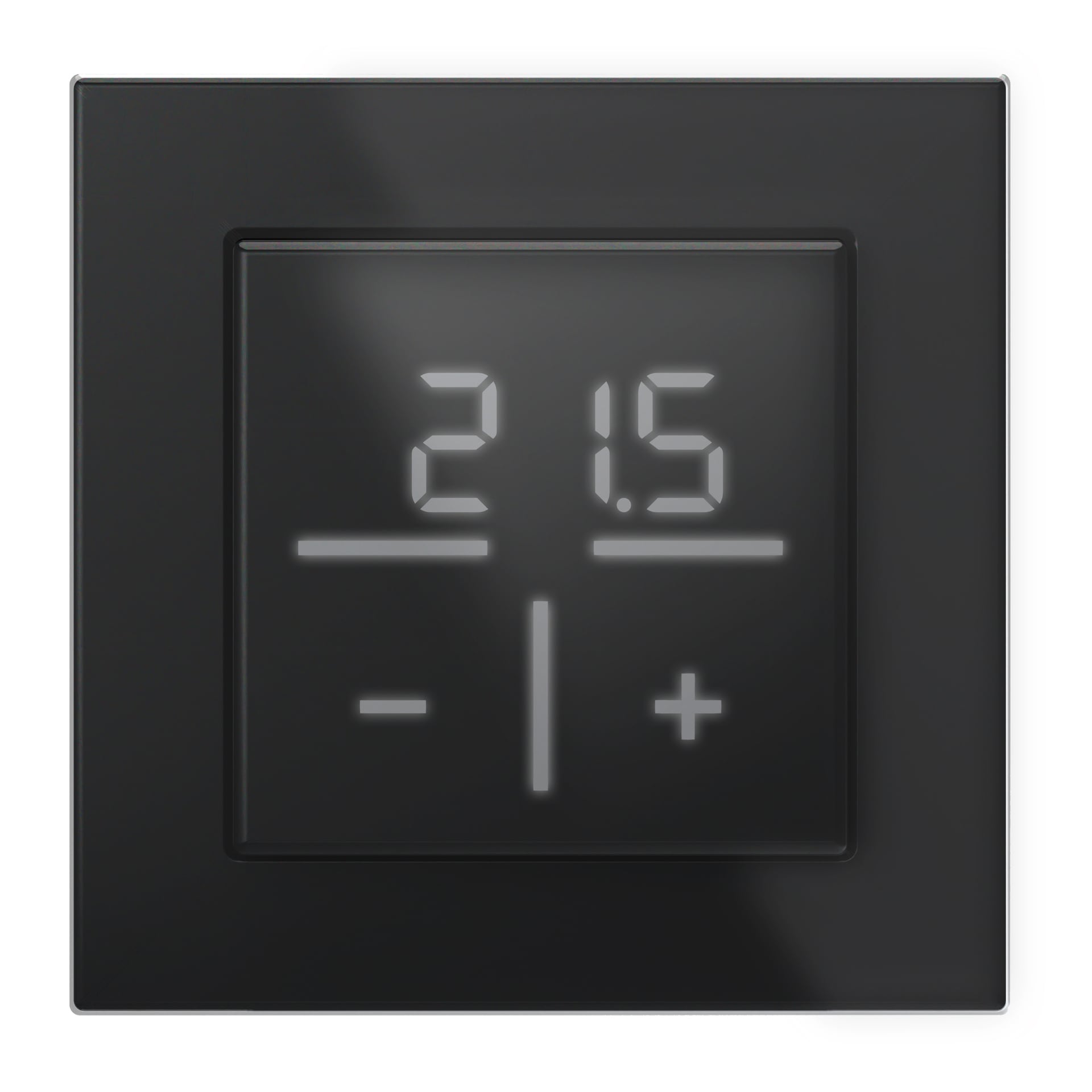eQ-3 Homematic Bundle IP Glas-Wandthermostat+Glasrahmen 1-fach;schw