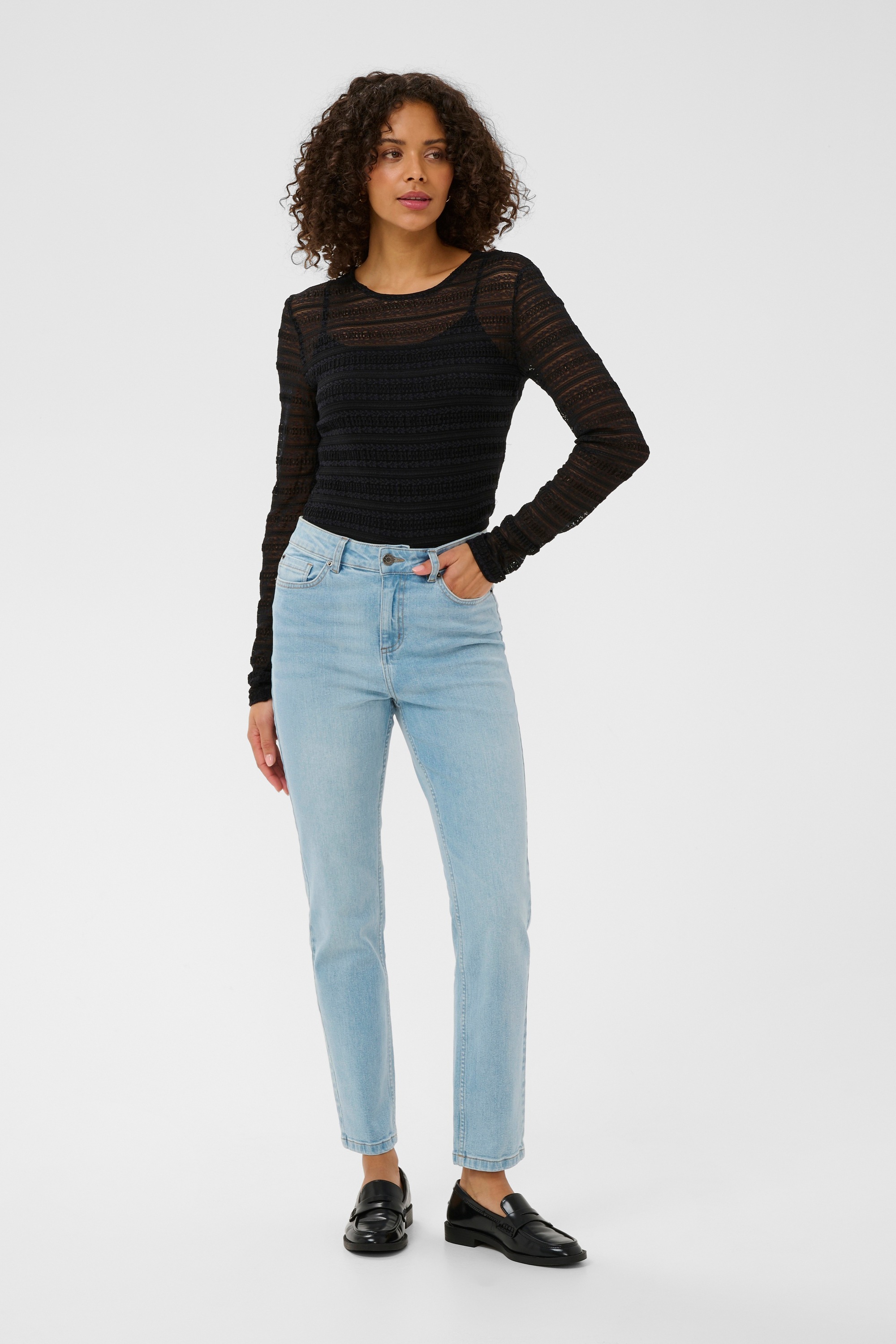 KAFFE Regular-fit-Jeans »Damen Jeans KAwillow«