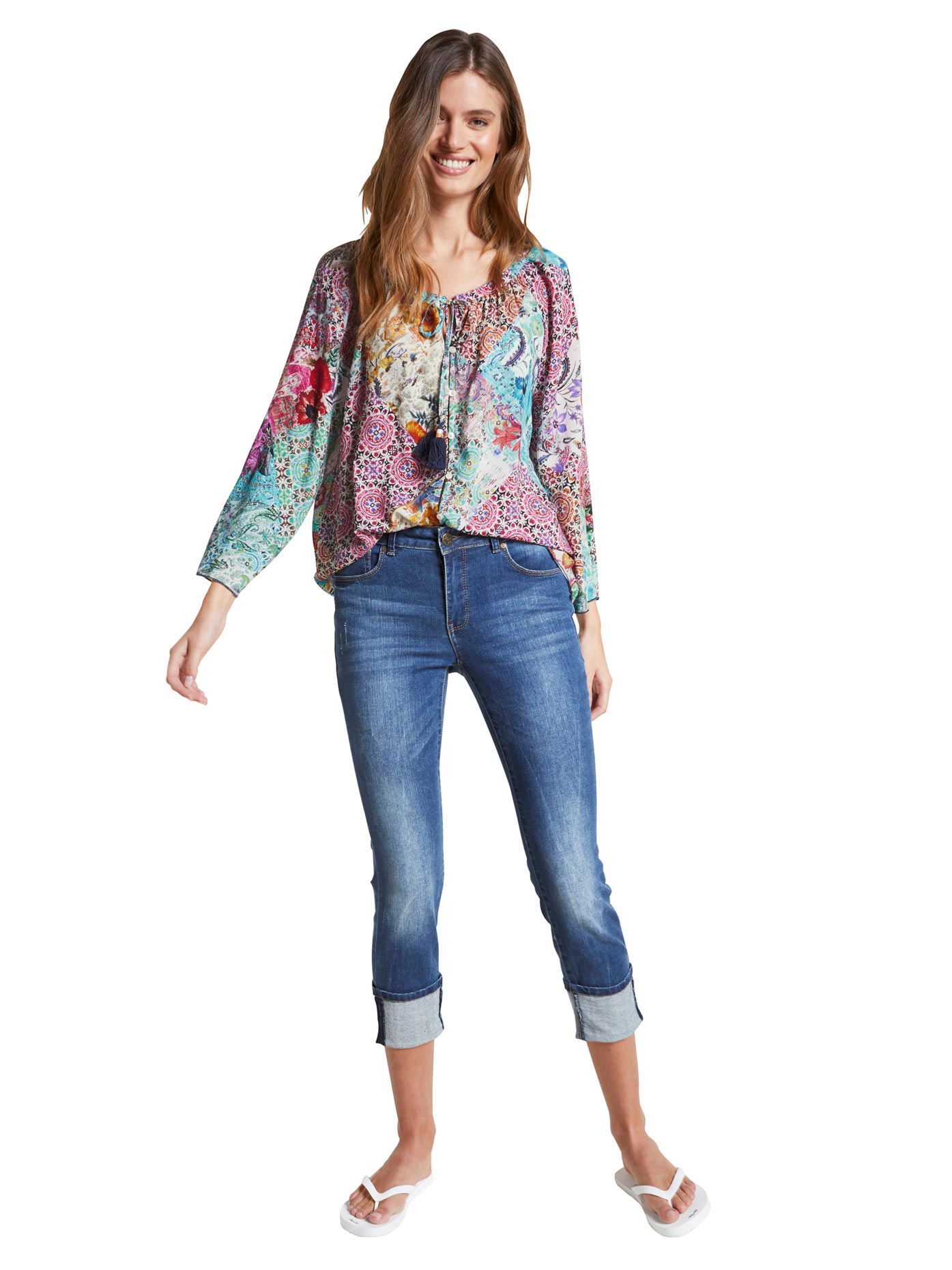 Druckbluse