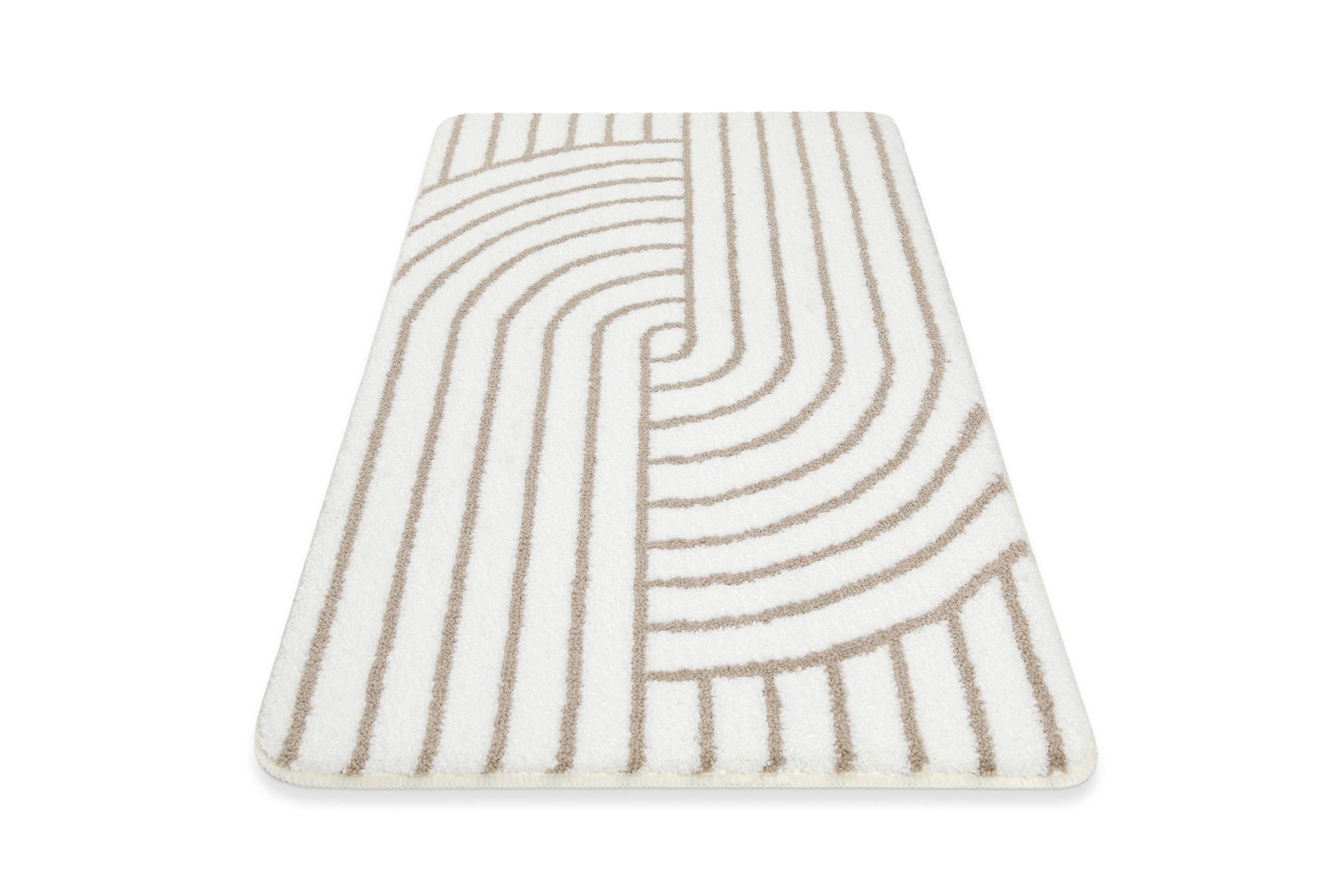 Wecon home Basics Badematte »Hilda«, waschbar, rutschfest, strapazierfähig, pflegeleicht mit Retro Muster