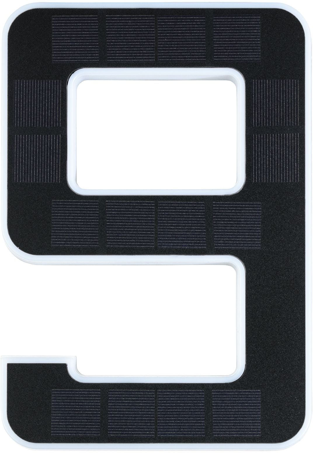 Paulmann LED Außen-Wandleuchte »Solar Hausnummer« LED-Modul 1 Stk. Warmweiß LED-Modul, Hausnummern, Buchstaben wählbar, Akku wechselbar