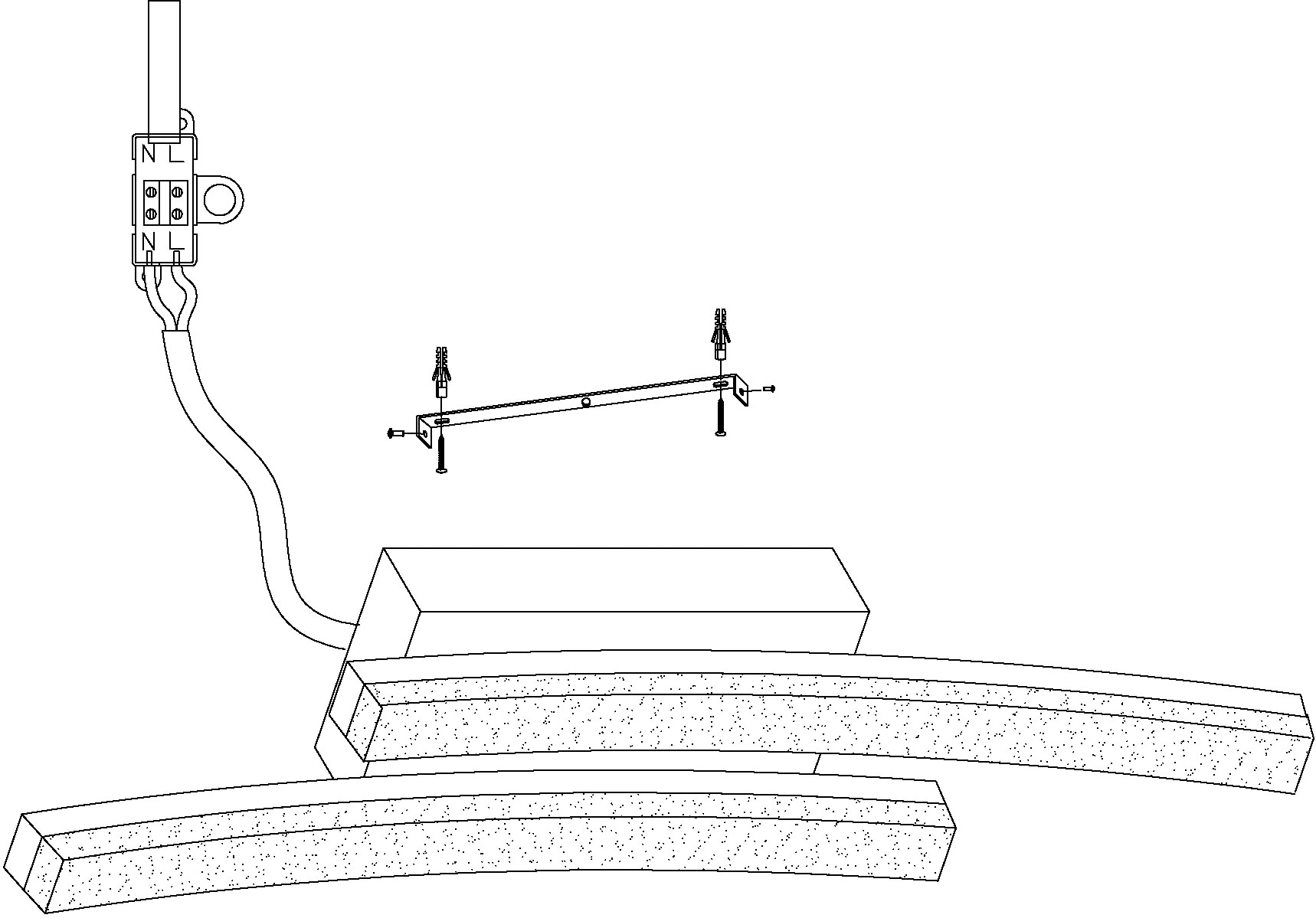 EGLO LED Wandleuchte »PERTINI« LED-Board Warmweiß