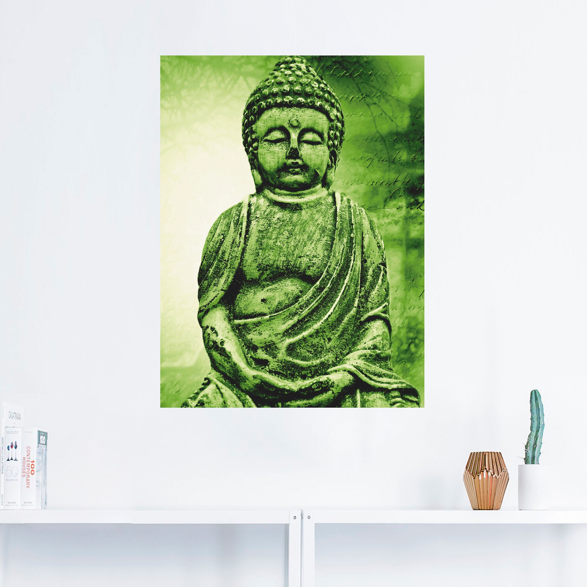 Wandbild St.), versch. »Buddha«, Leinwandbild, als bequem Artland Größen in Wandaufkleber oder kaufen Poster Religion, (1