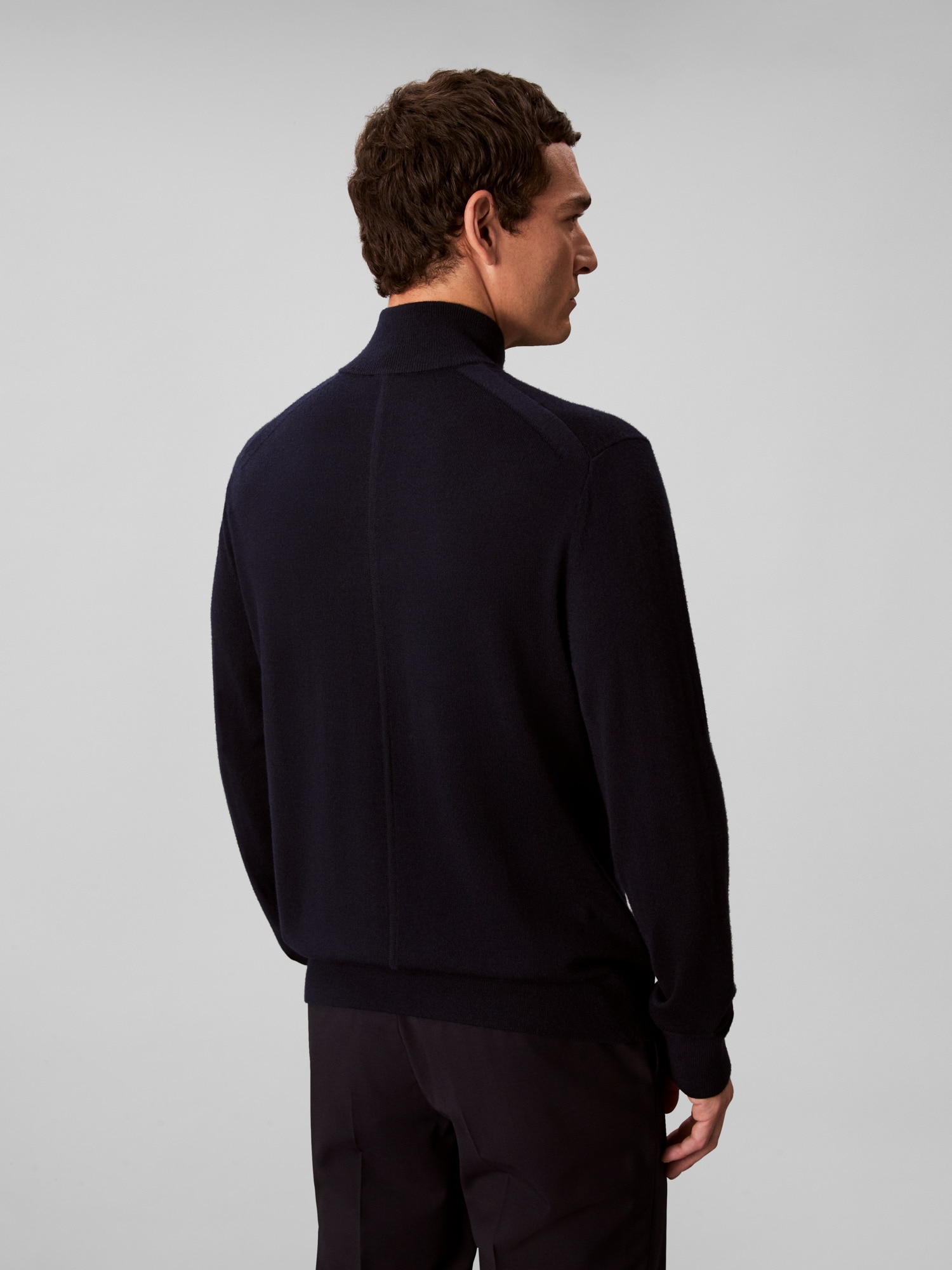 Calvin Klein Stehkragenpullover »LS 100% MERINO QZ 14GG« Mit Rundhalsausschnitt, regular fit