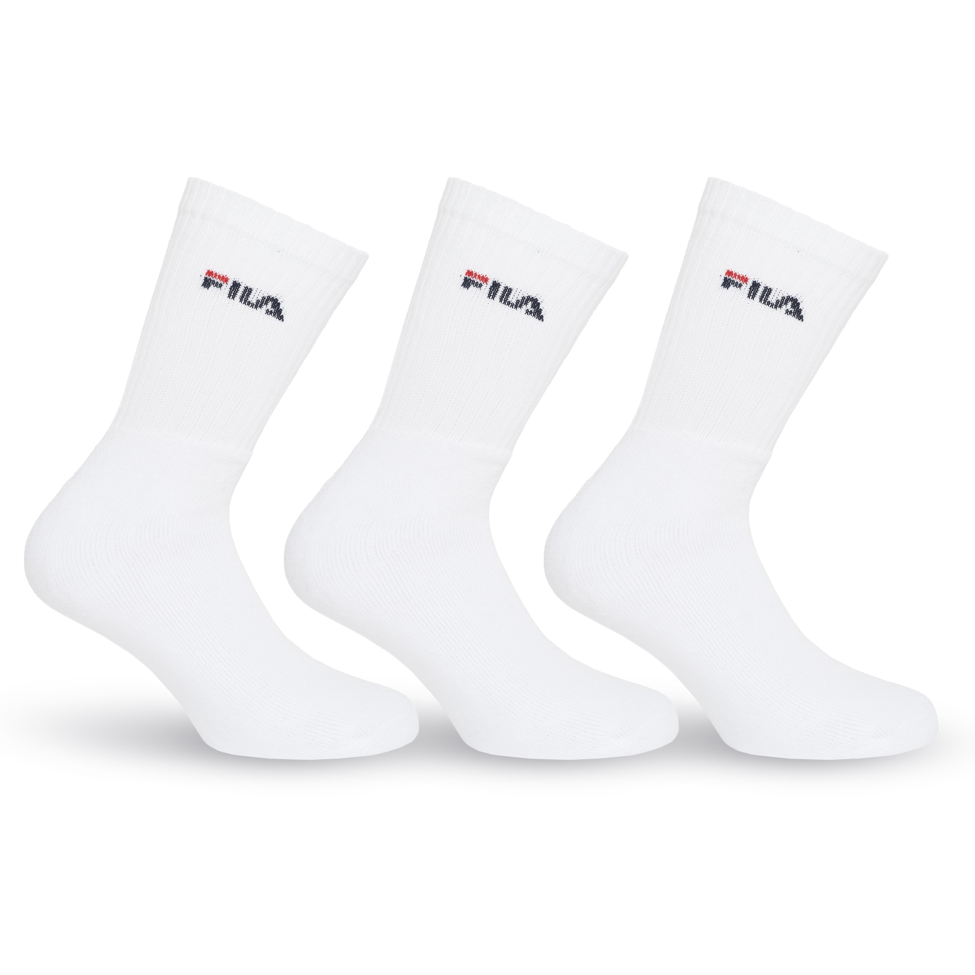 Fila Tennissocken »UNISEX CREW TENNIS FULL TERRY SOCKS« 3 Stk. tlg. mit dezentem Logoschriftzug
