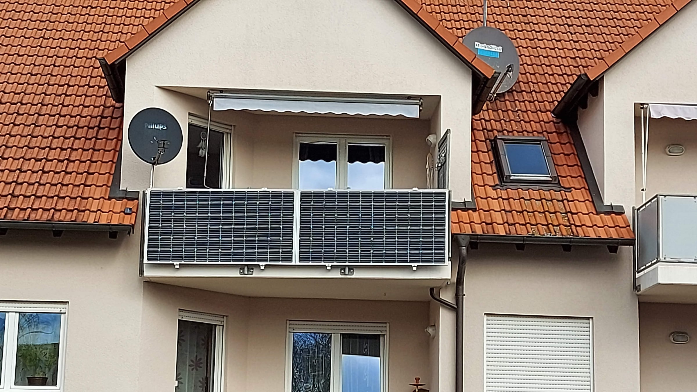 Sunset Balkonkraftwerk »SUNpay®840 LW plus (MH)«, (Set), 840W-Komplettset inkl. glaslosen Solarmodulen aus deutscher Fertigung