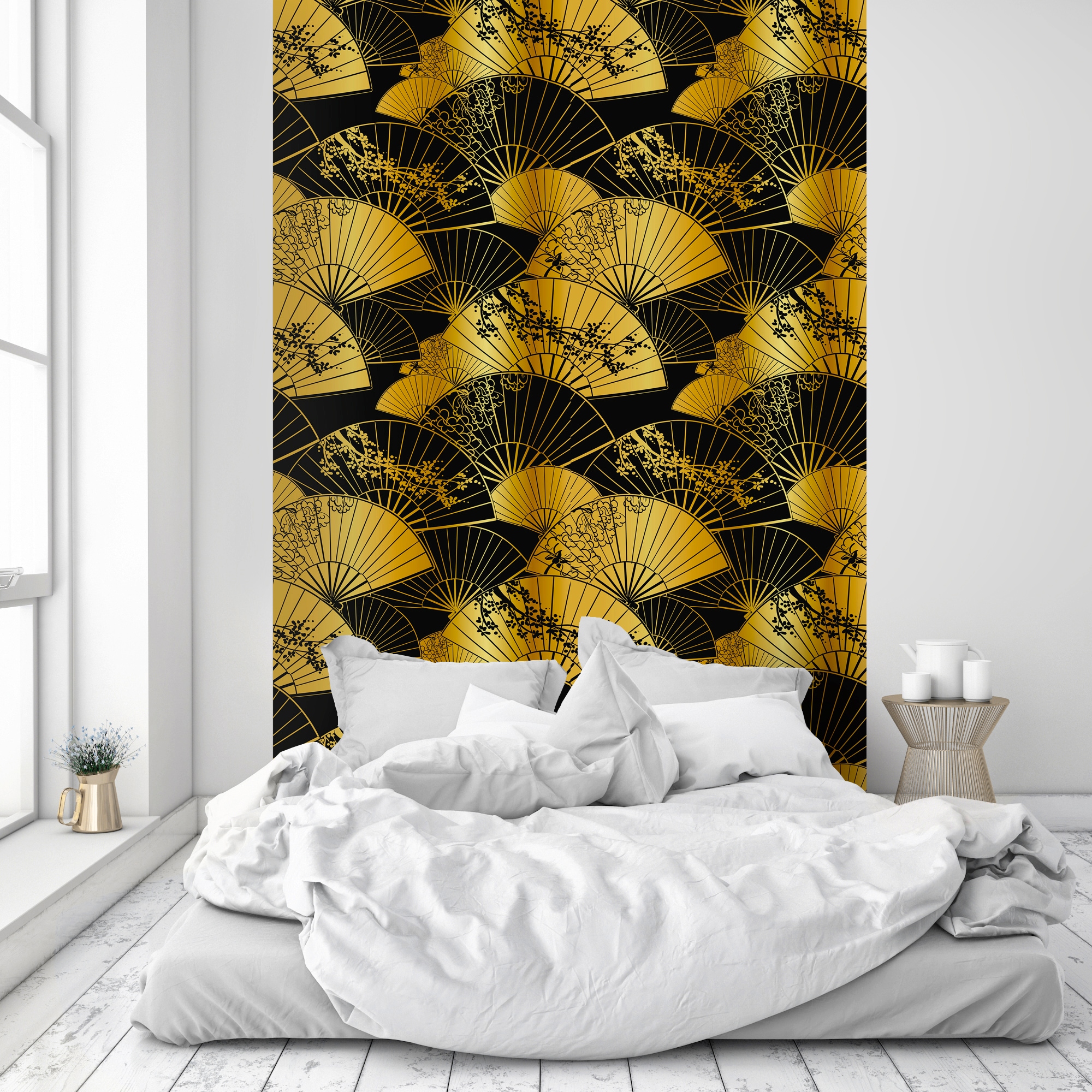 queence Vinyltapete »Nancy« Barock | Kunst | bedruckt glatt 90x250cm, selbstklebend, kinderleichte Anbringung, , Sticker