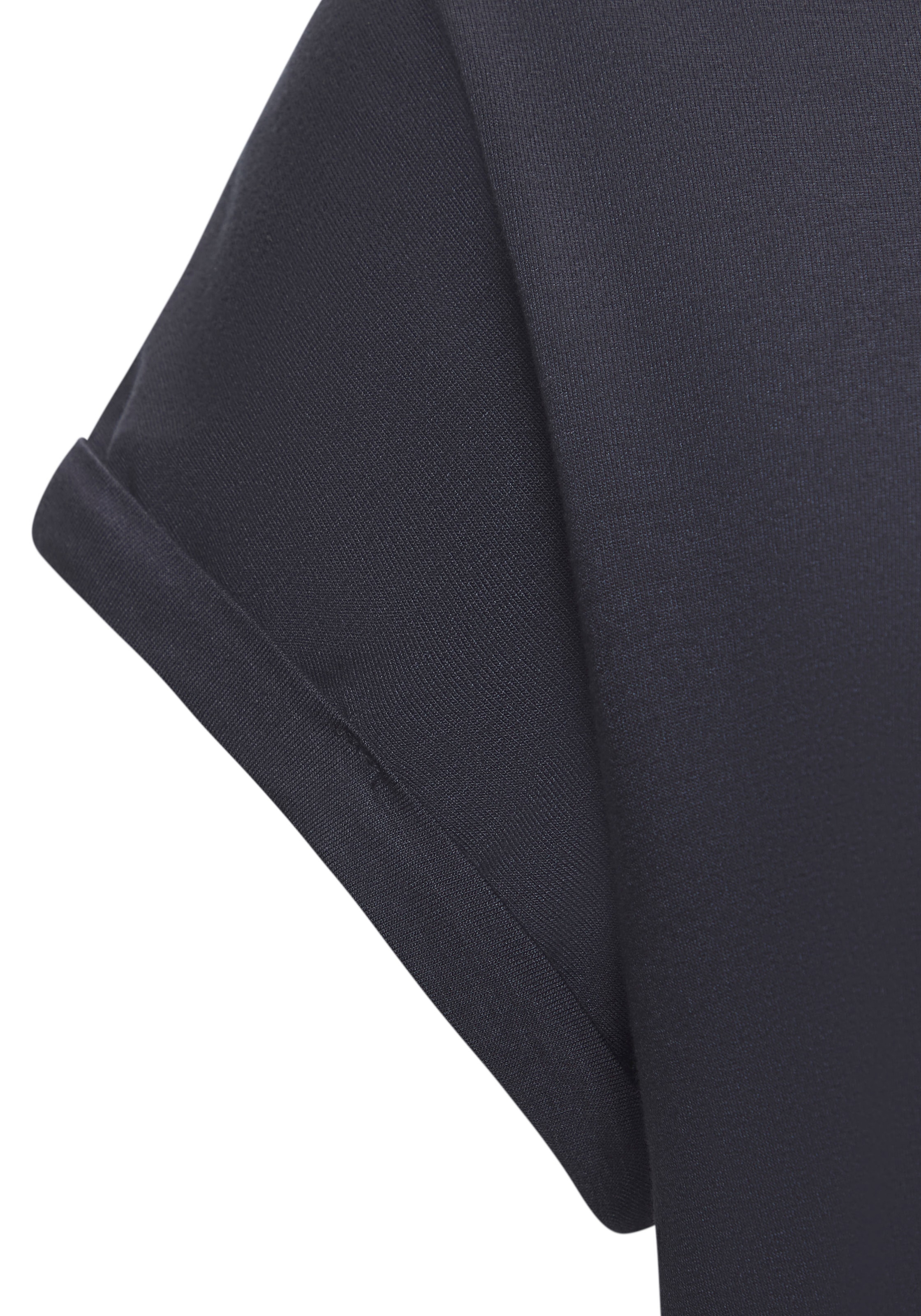LASCANA Kurzarmshirt »mit Lascana Herz Print«, aus weichem Viskose-Stretch