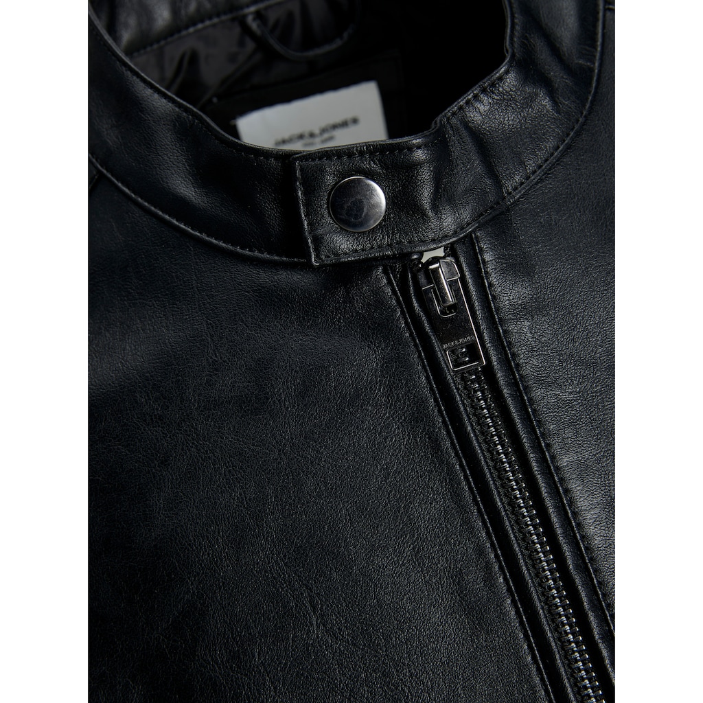 Jack & Jones Lederimitatjacke »JJCALI PU JACKET«