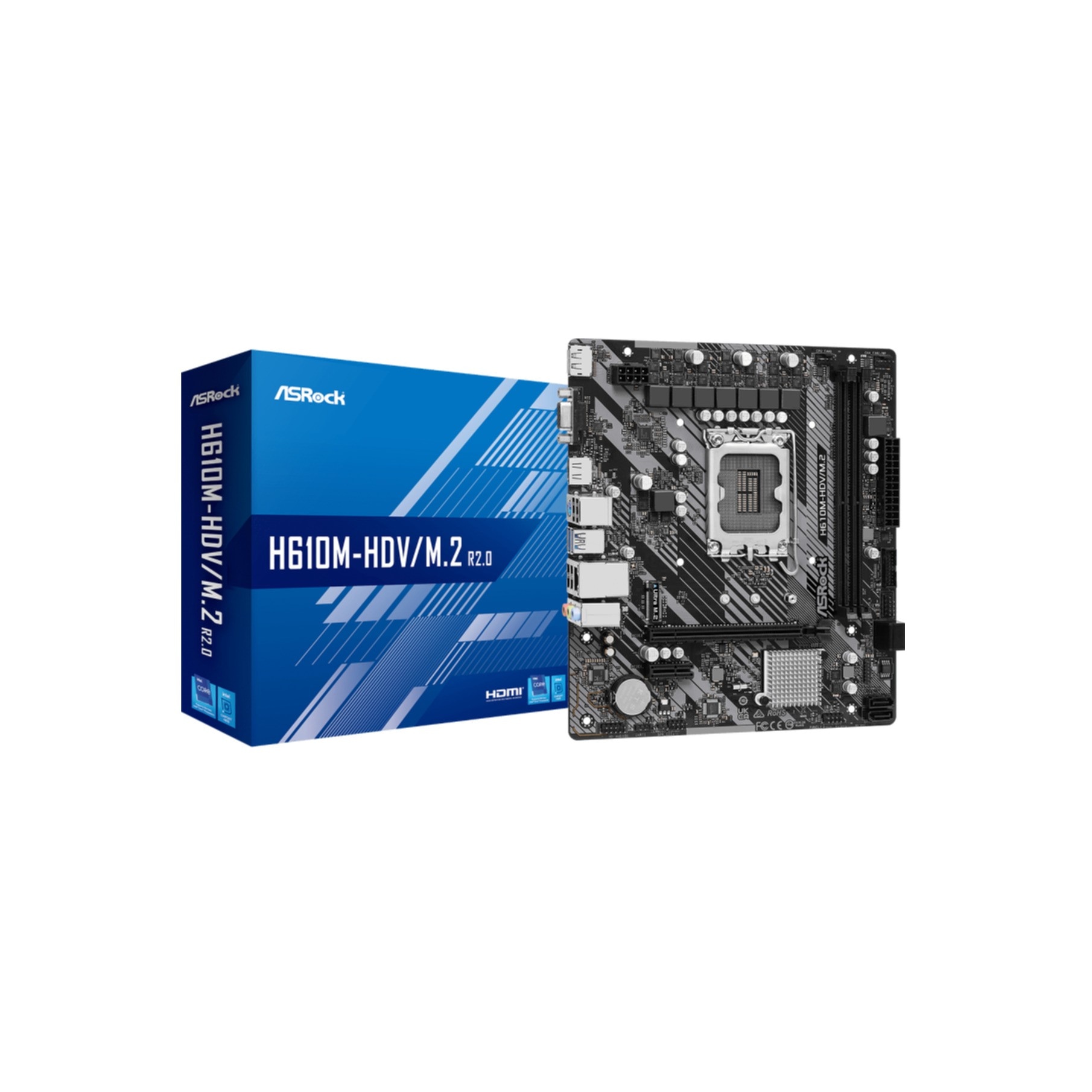 Asrock Mainboard »H610M-HDV/M.2 R2.0«