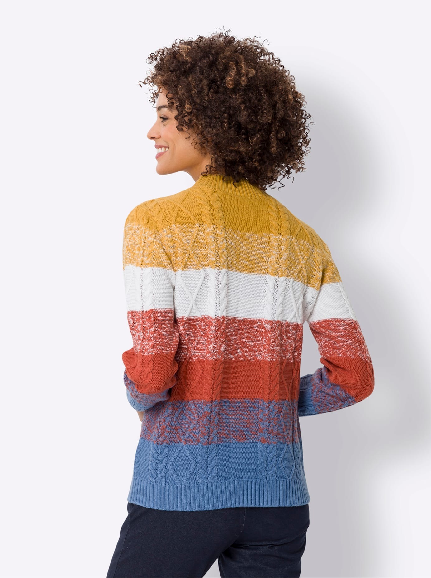 Classic Basics Stehkragenpullover »Rundhals-Pullover«