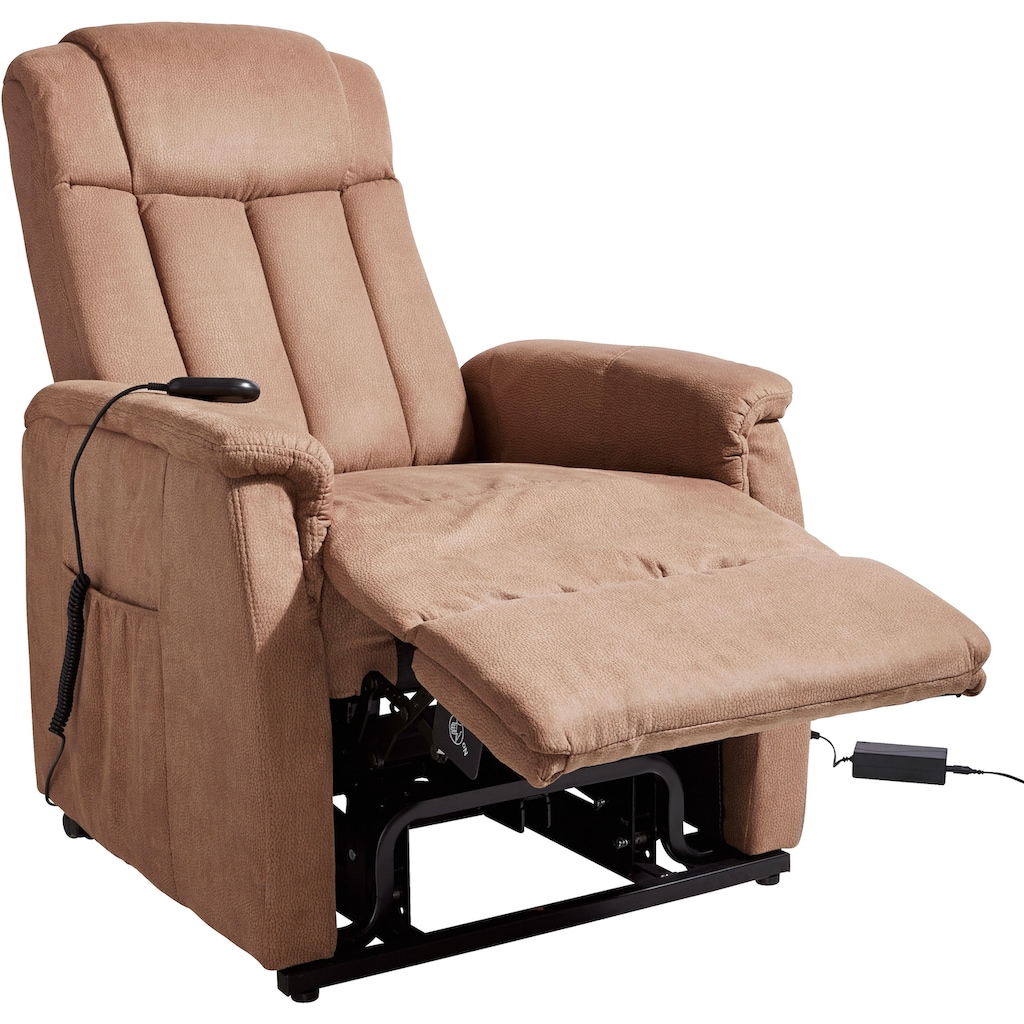 Duo Collection TV-Sessel »Delphi mit elektrischer Aufstehhilfe«, Relaxfunktion und Taschenfederkern mit Stahlwellenunterfederung