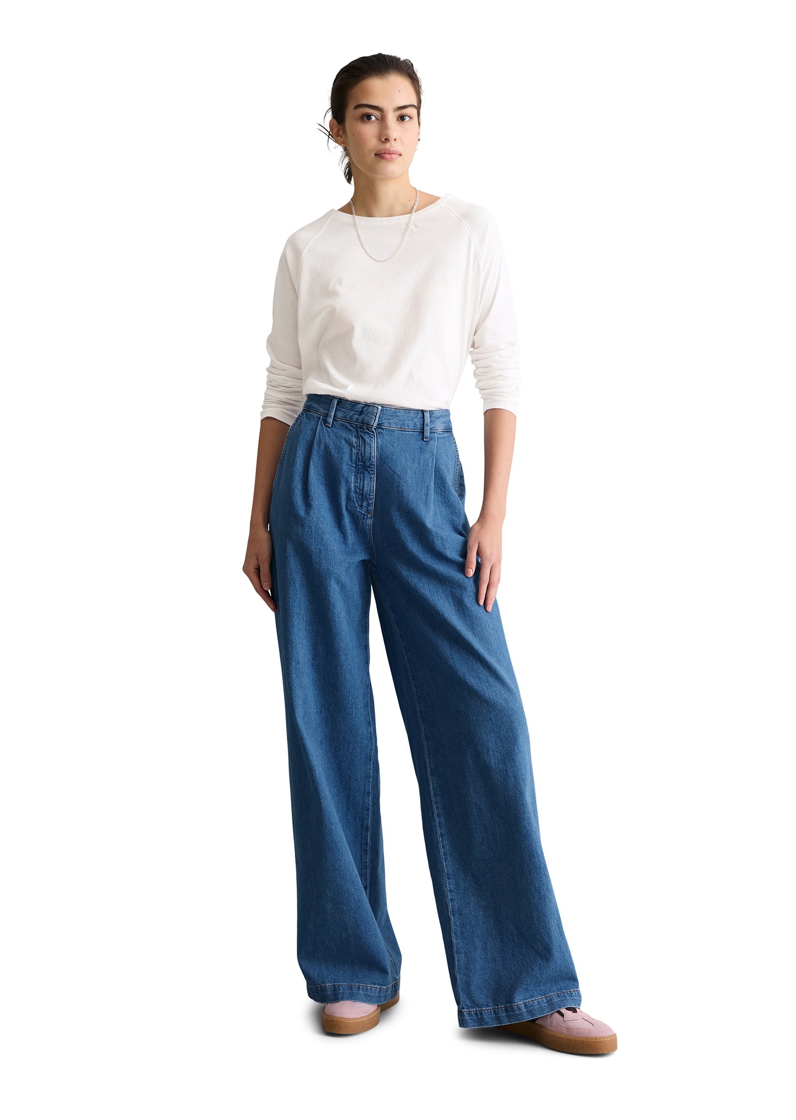Marc O'Polo DENIM Weite Jeans »Model Tomma« High Pleated Waist, Wide Leg