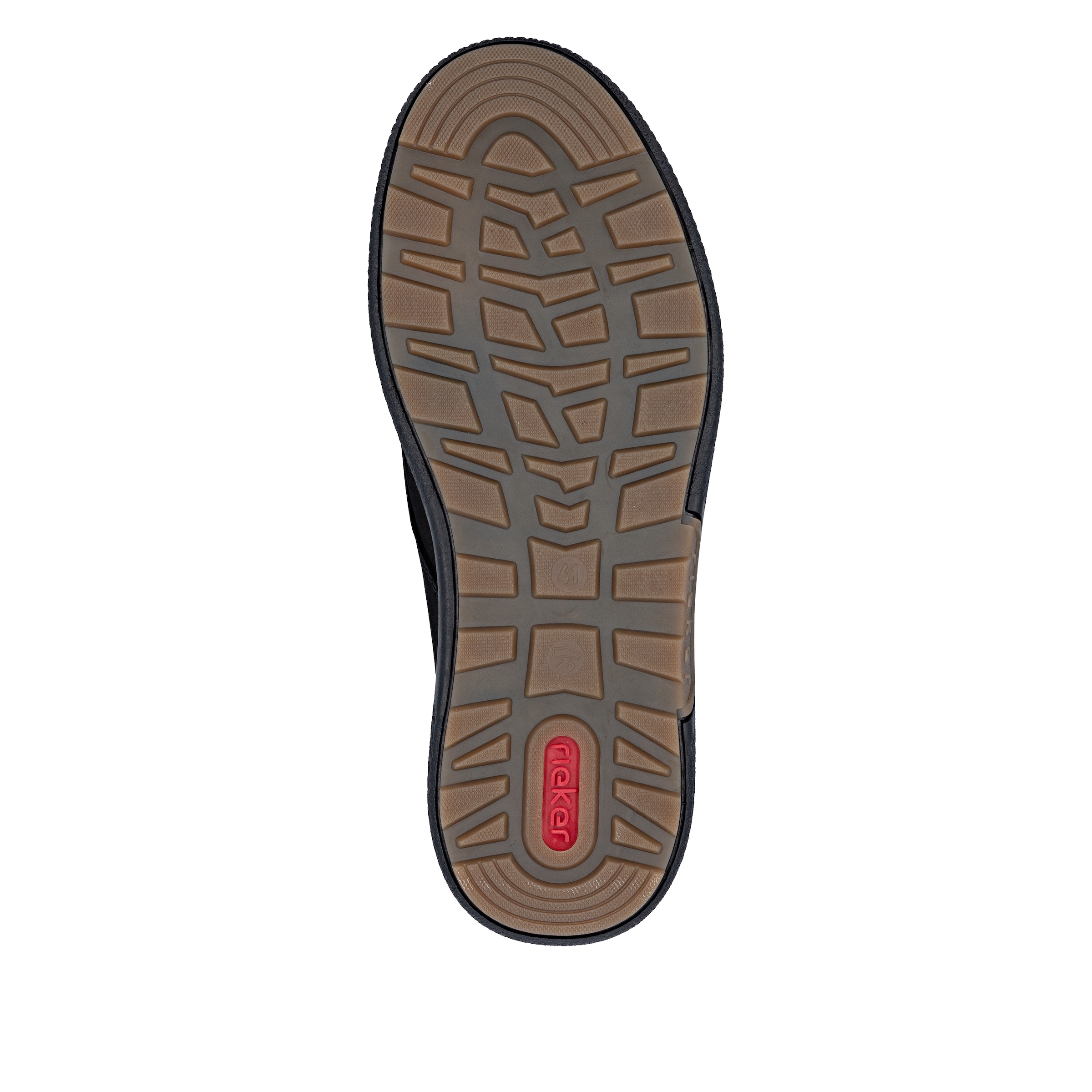 Rieker Slip-On Sneaker  Halbschuh, Schlupfschuh, Freizeitschuh, Elastik-Einstieg, schmale Form