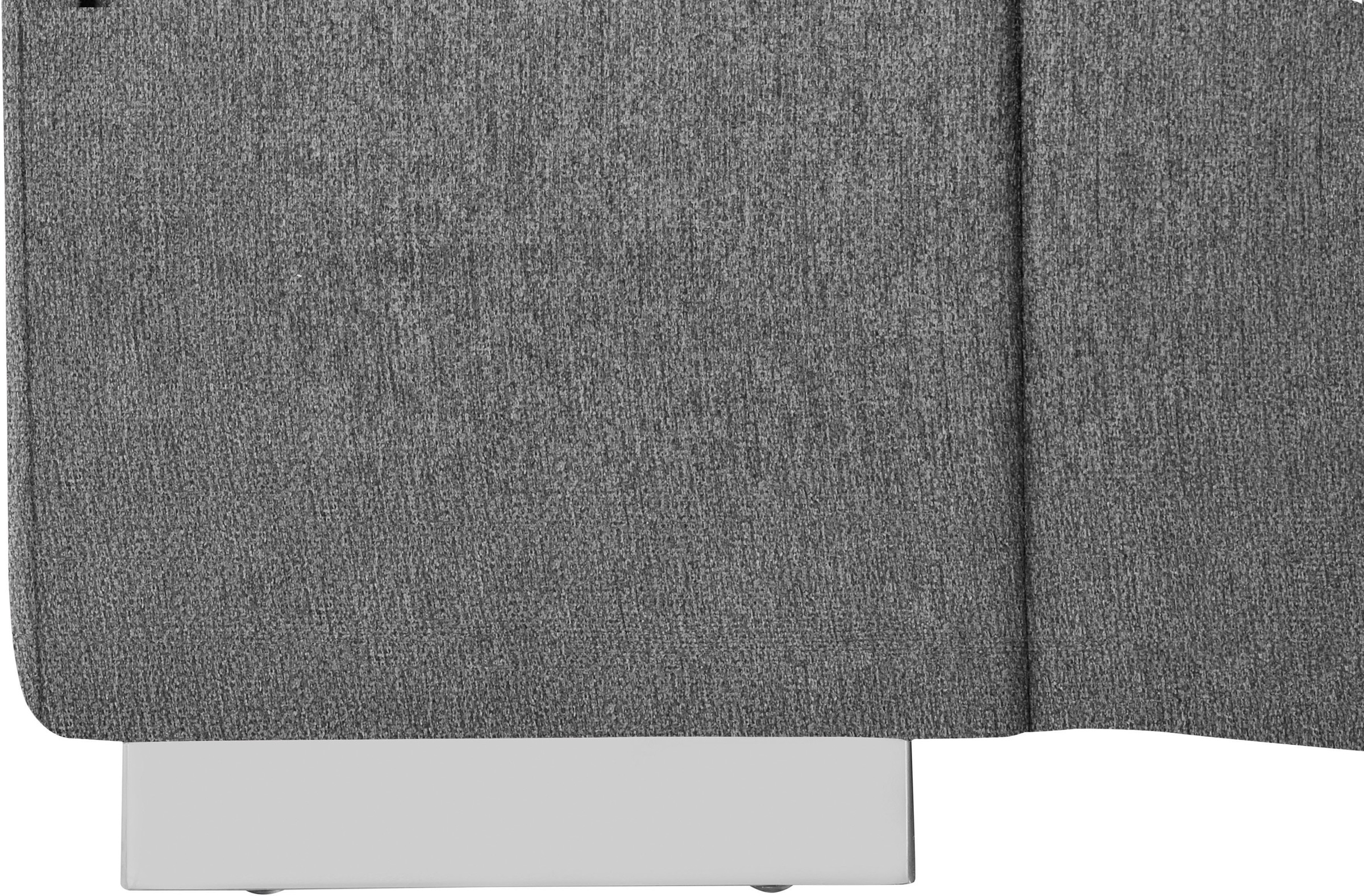 COTTA Ecksofa »Orion L-Form«, mit Ottomane, inklusive verstellbarer Kopfstützen und 5 Nierenkissen