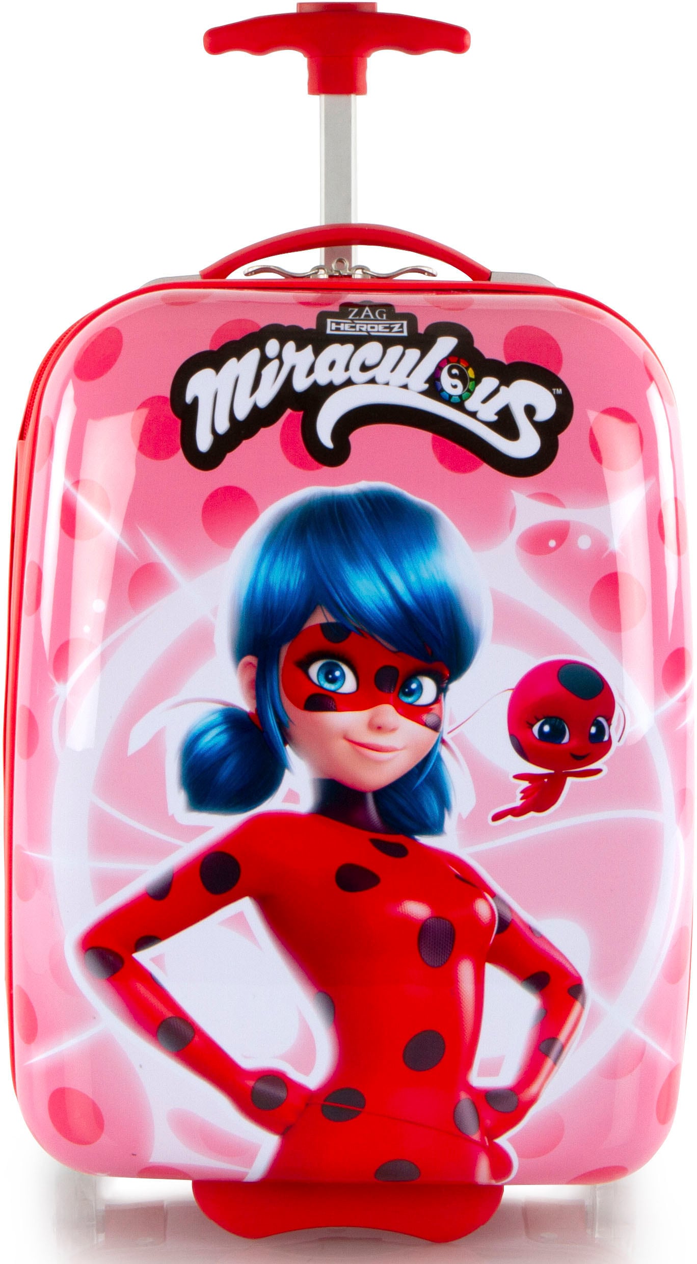 Heys Kinderkoffer »Miraculous Lady Bug rosa, 46 cm«, 2 St. Rollen