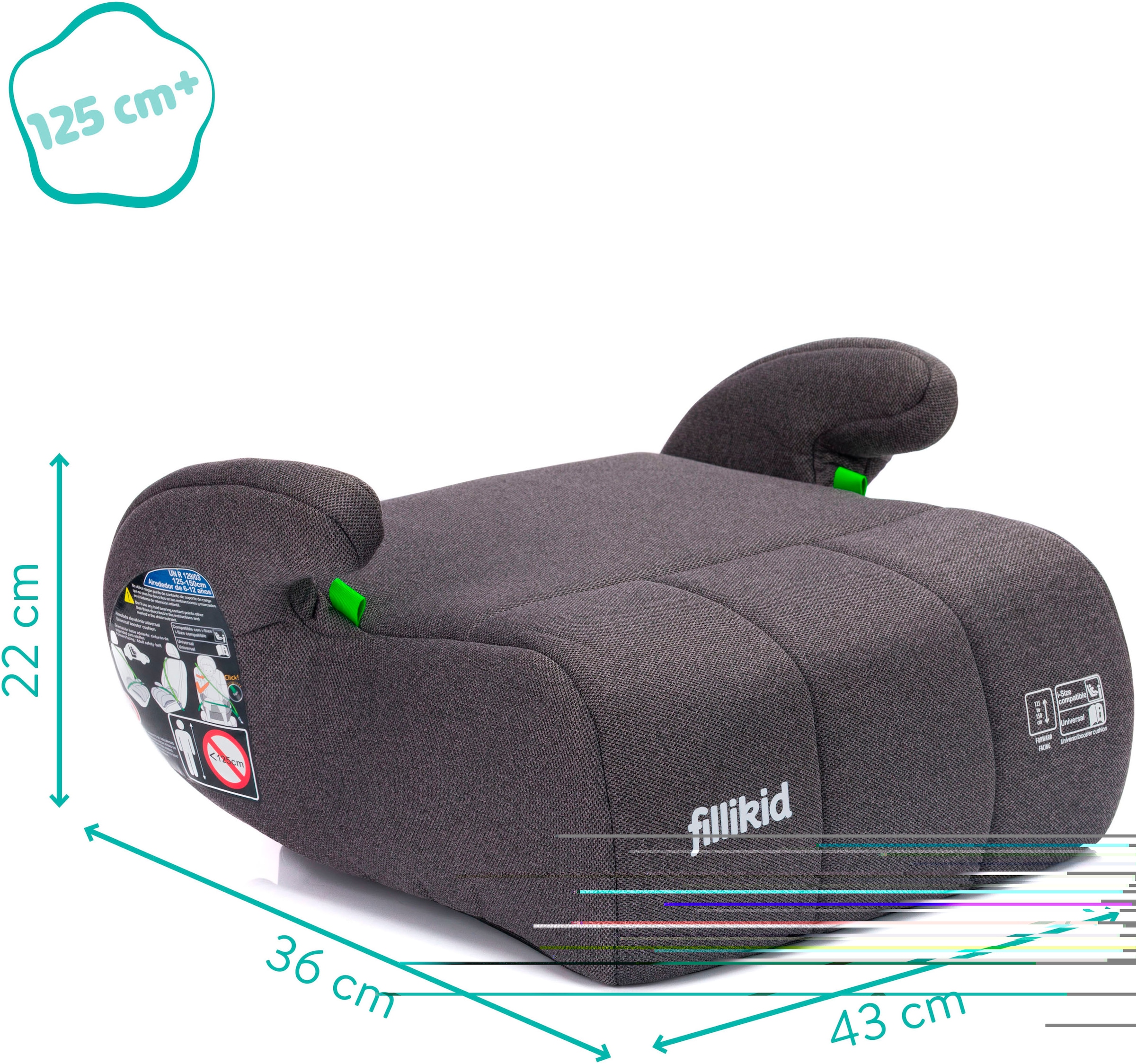 Fillikid Kindersitzerhöhung »Comfort ohne Isofix«