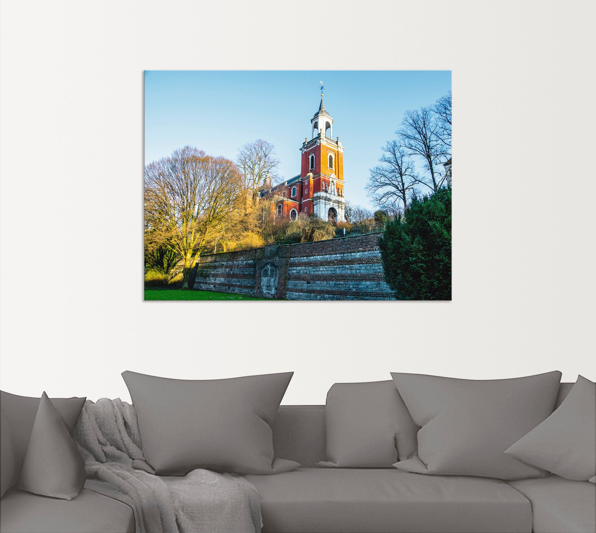 Artland Wandbild »St. Michael in Aachen-Burtscheid«, Deutschland, (1 St.), als Alubild, Leinwandbild, Wandaufkleber oder Poster in versch. Größen