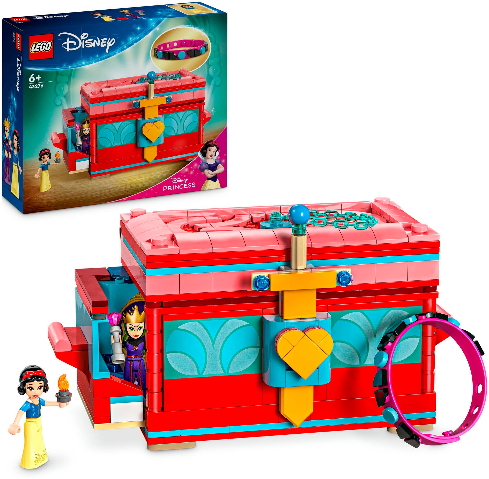 Konstruktionsspielsteine »Schneewittchens Schmuckkassette (43276), LEGO Disney...