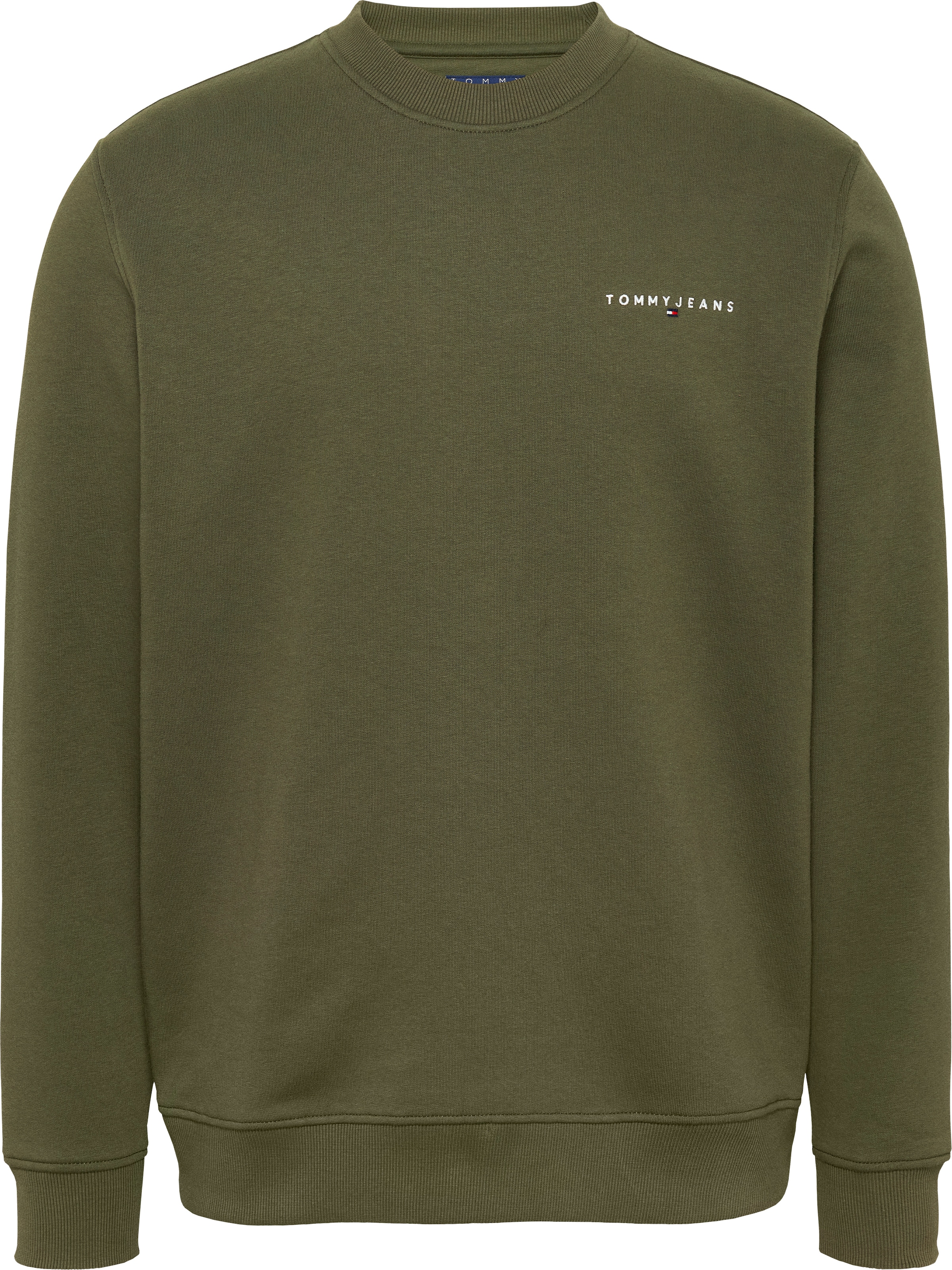 Tommy Jeans Sweatshirt »TJM REG LINEAR CREW EXT«, mit Logostickerei